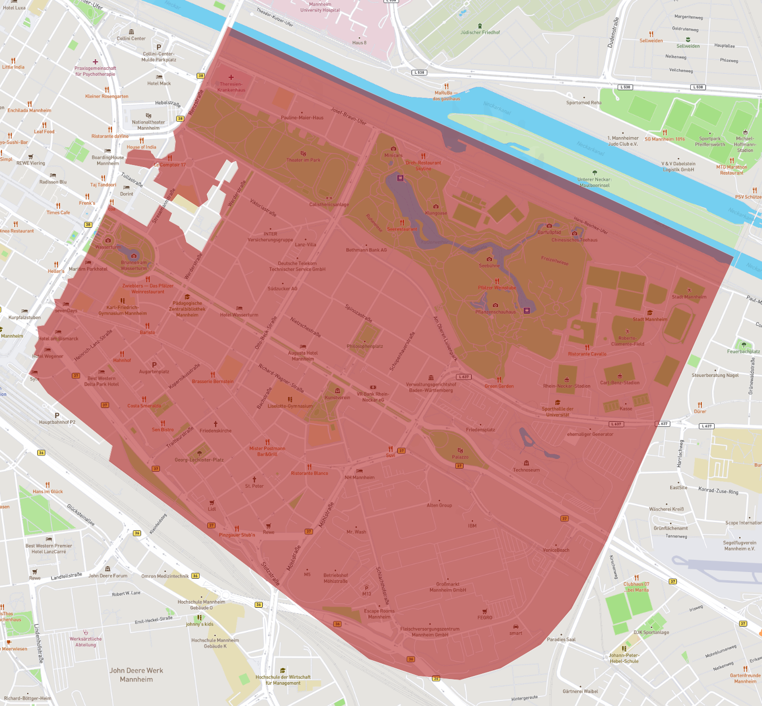Postleitzahl 68165 Mannheim
