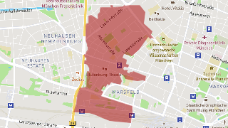 Postleitzahl 80636 - München - AtlasBig.com