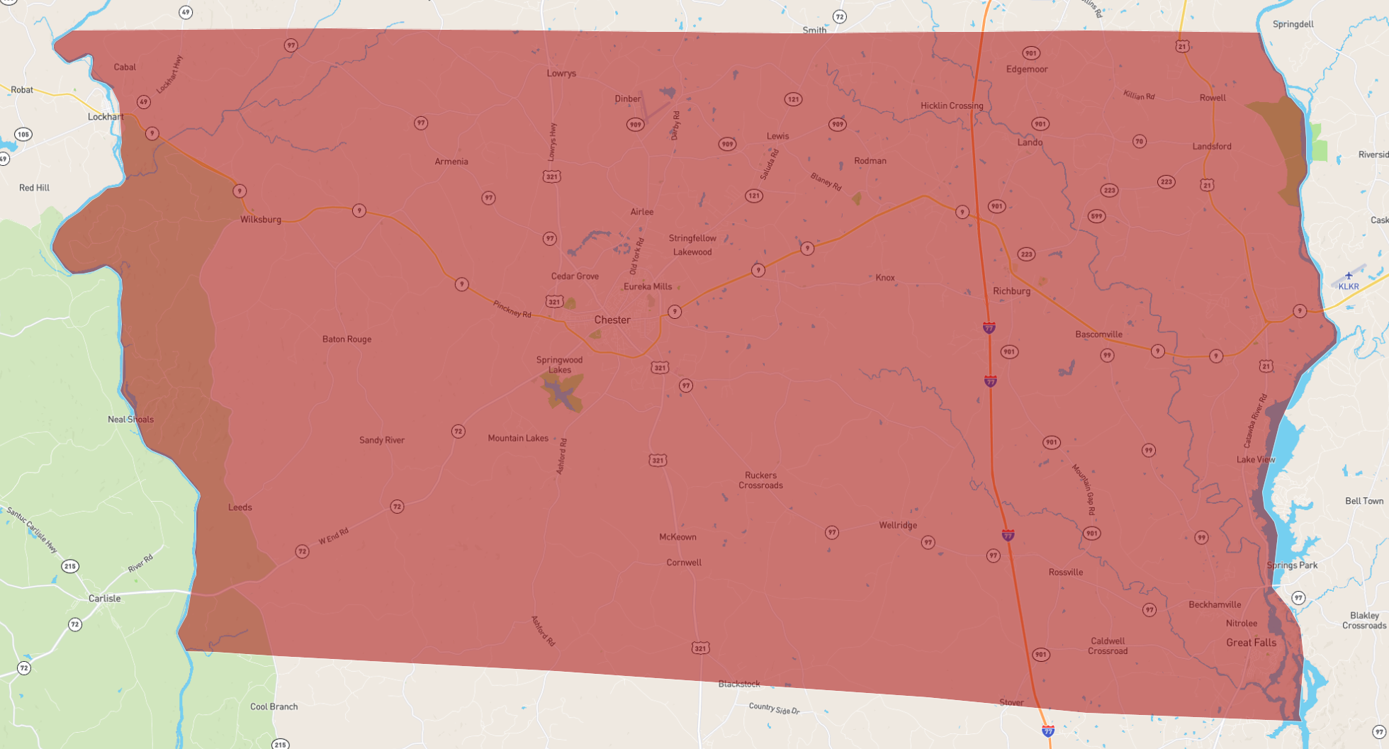 South Carolina Chester County