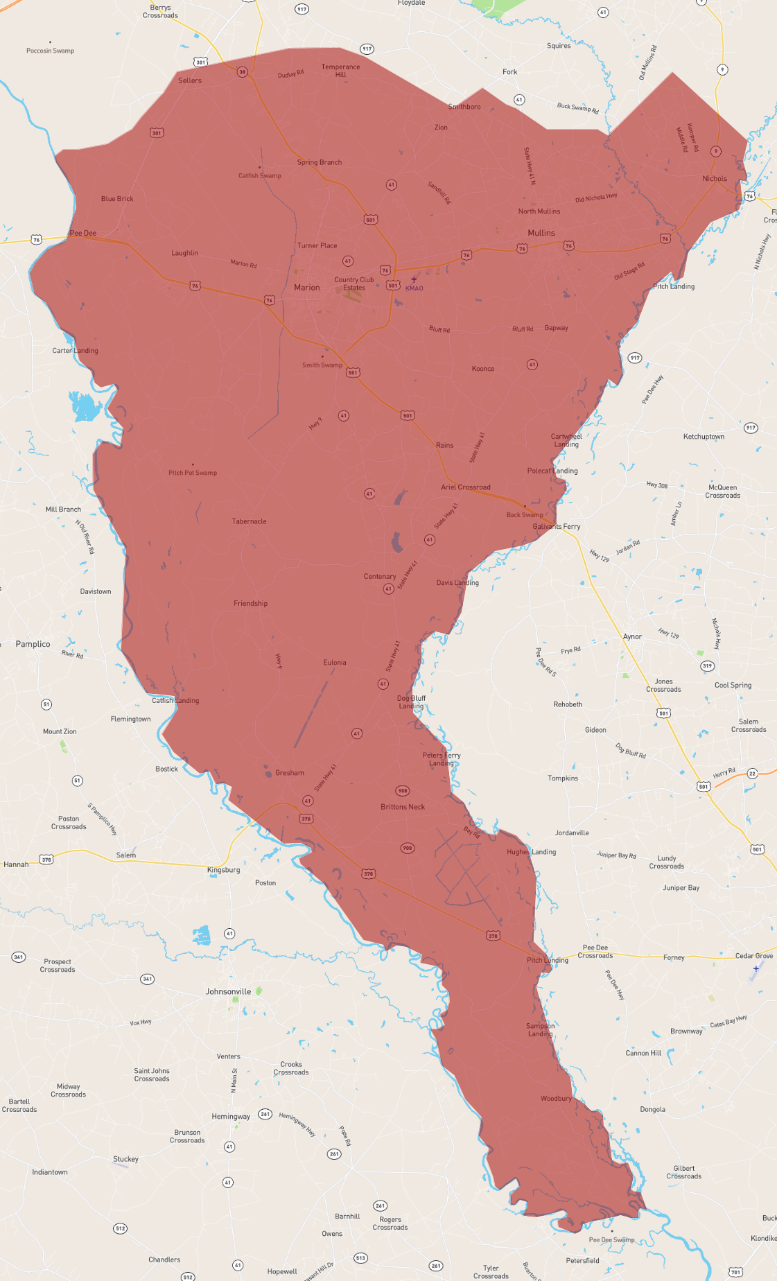 South Carolina Marion County