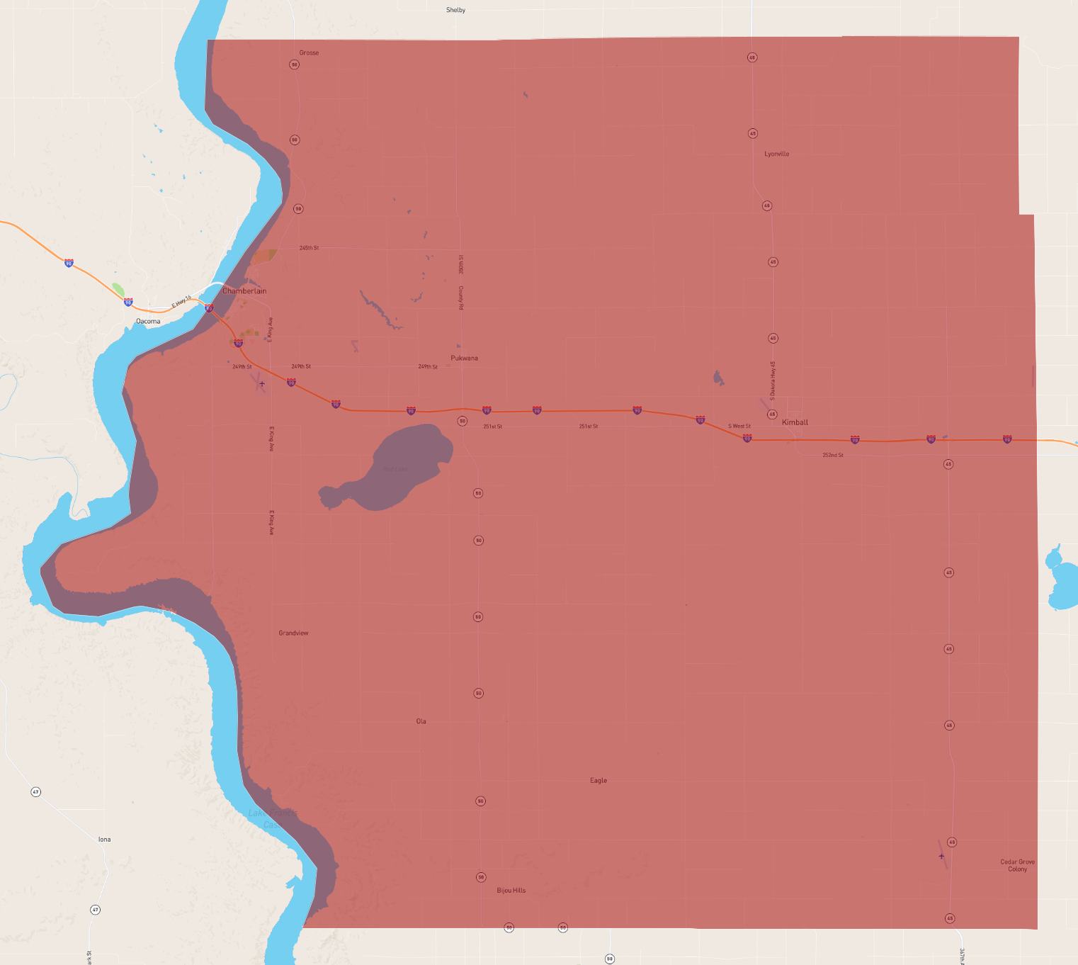 South Dakota Brule County