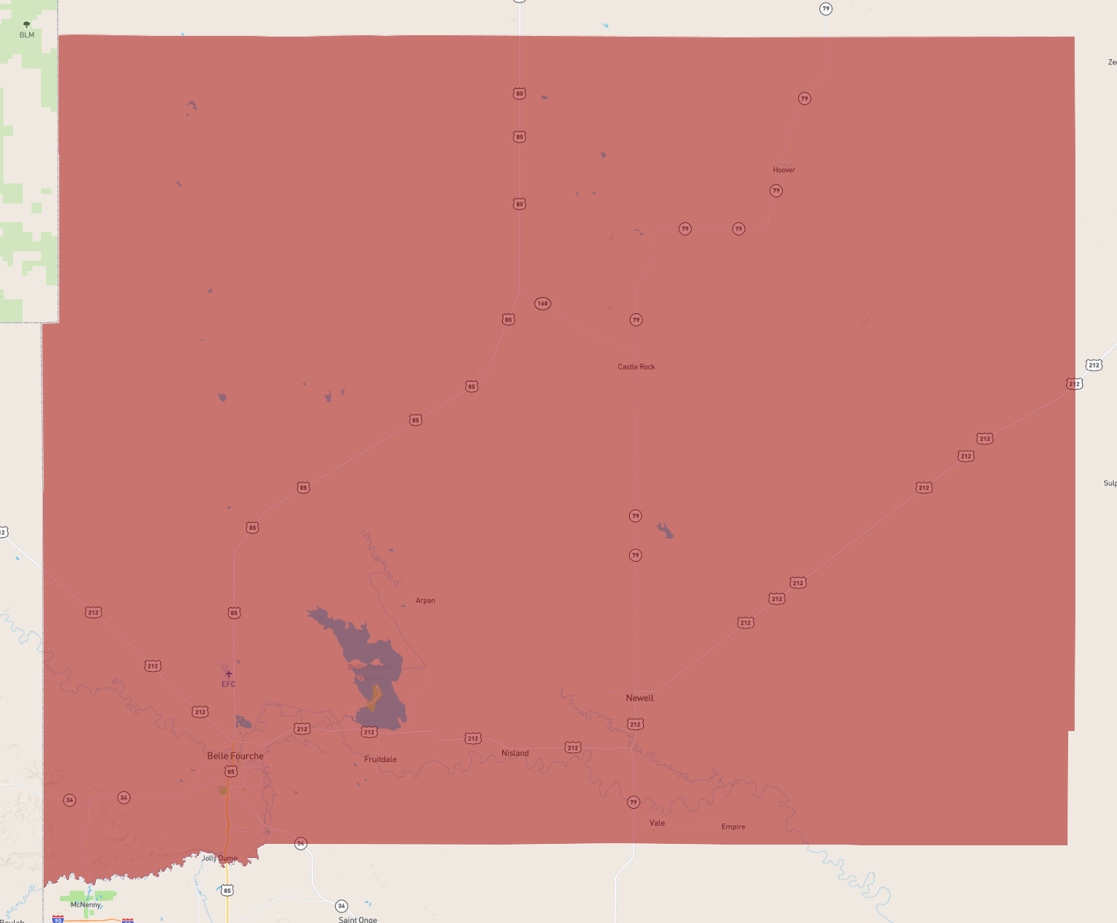 South Dakota Butte County