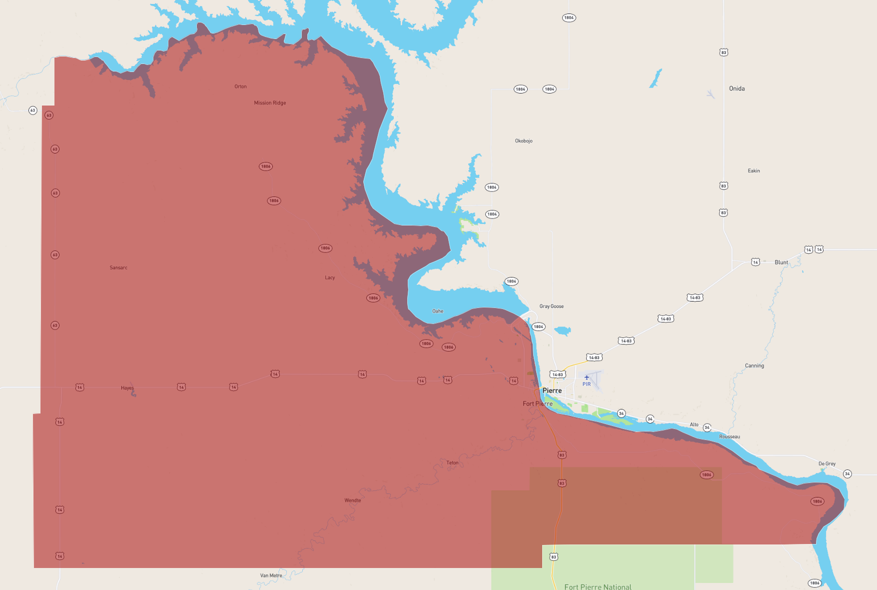 South Dakota Stanley County