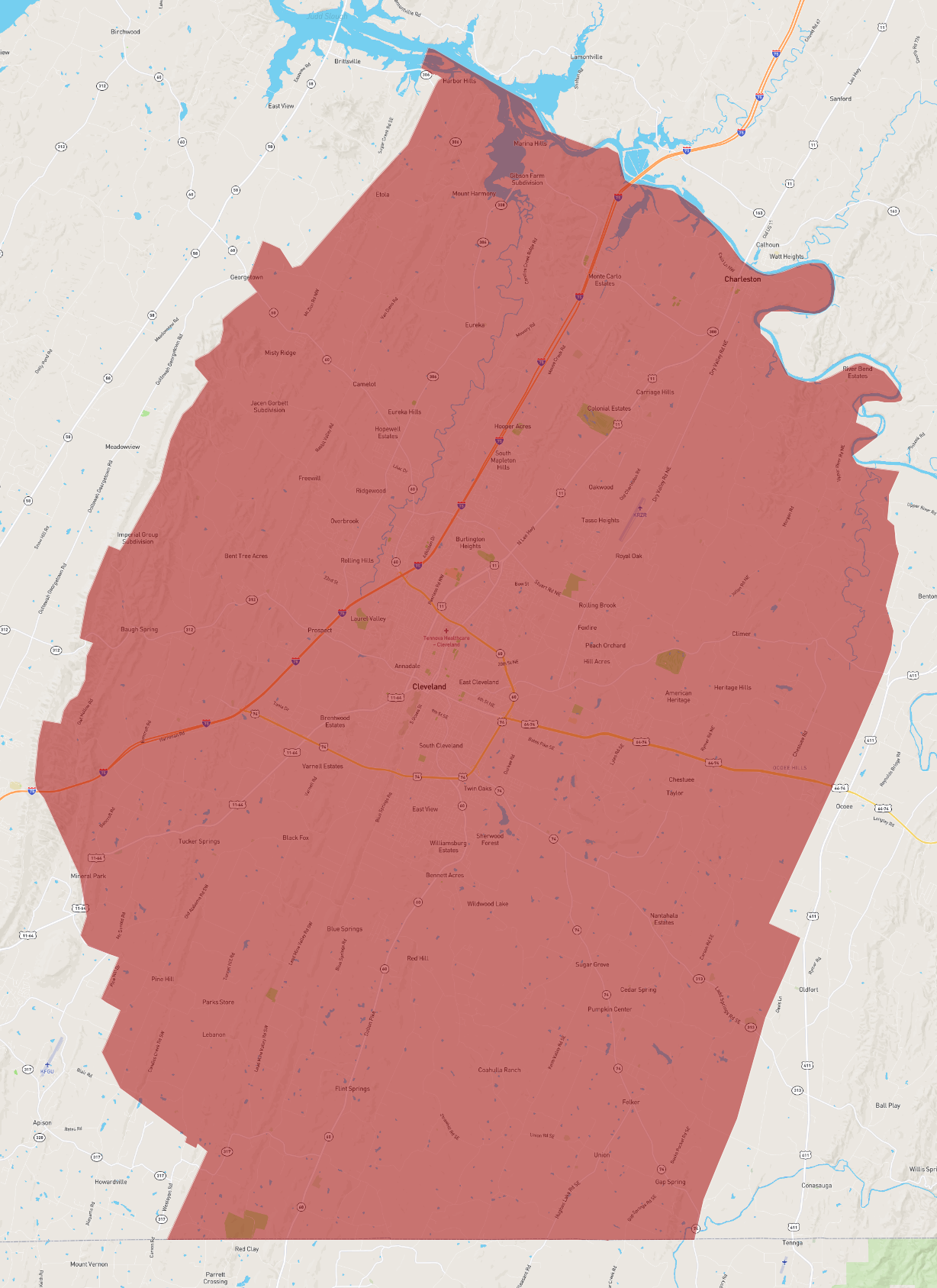Tennessee Bradley County