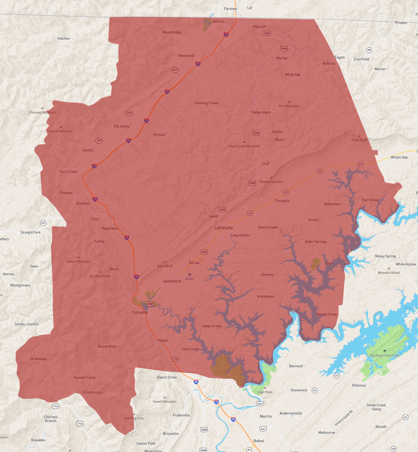 Tennessee Campbell County