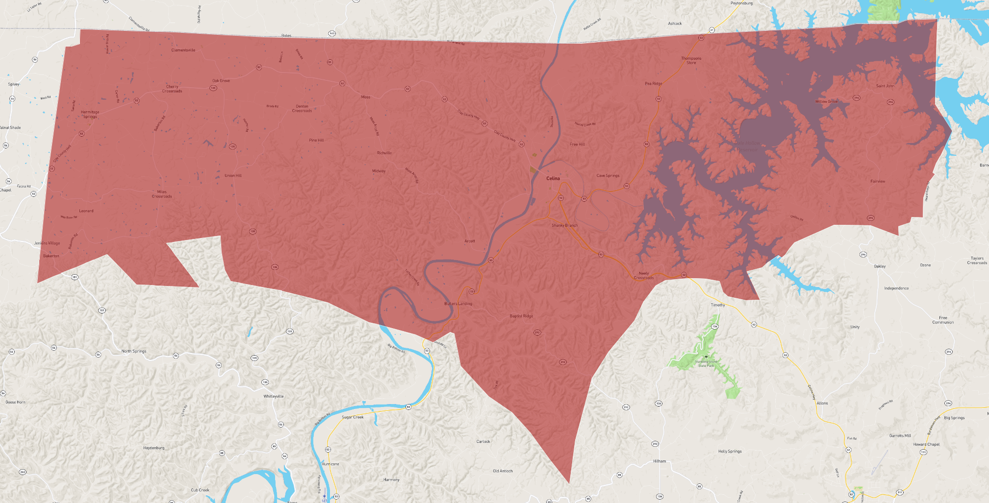 Tennessee Clay County