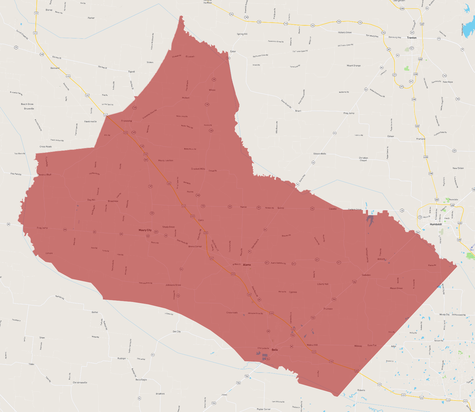 Tennessee Crockett County