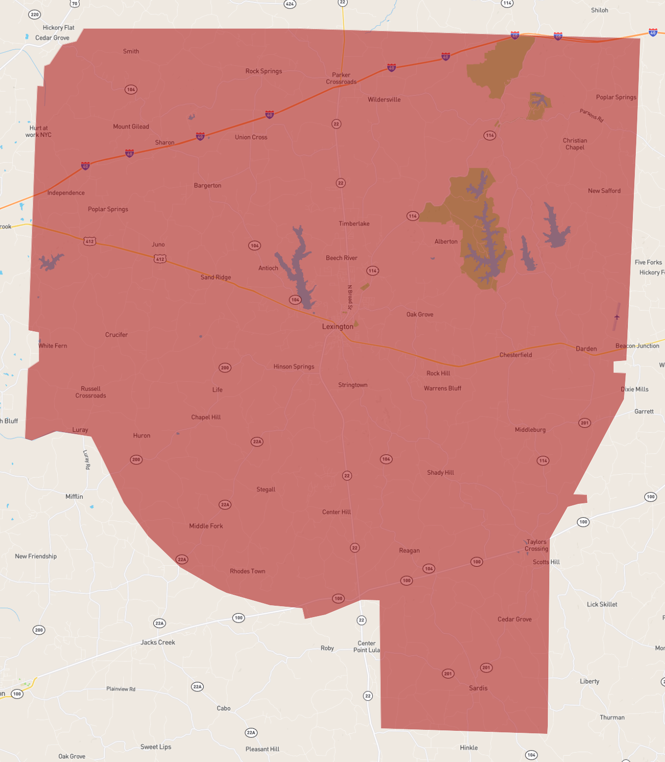 Tennessee Henderson County