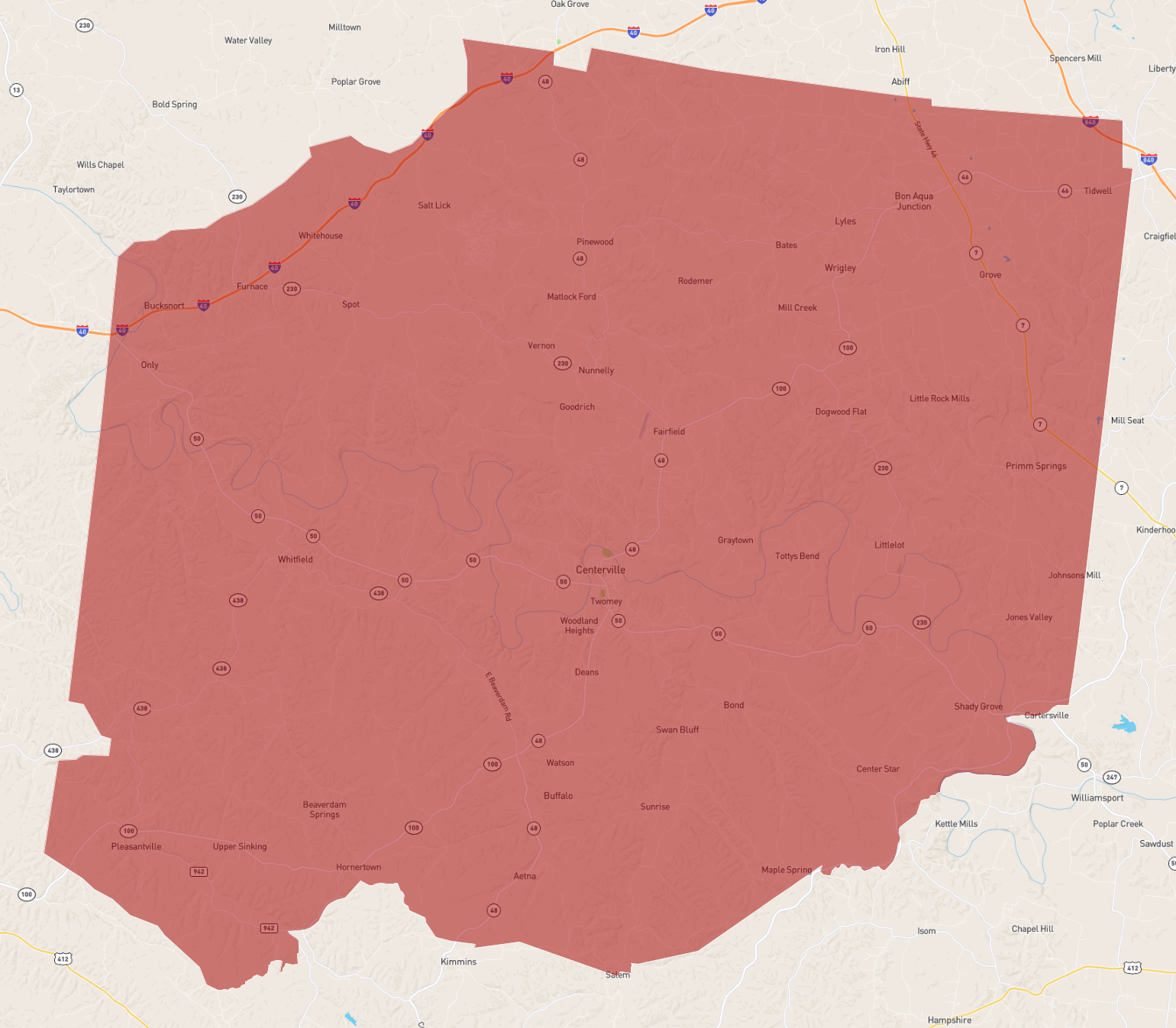 Tennessee Hickman County