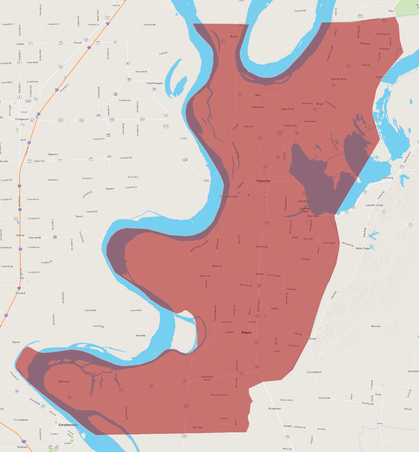 Tennessee Lake County