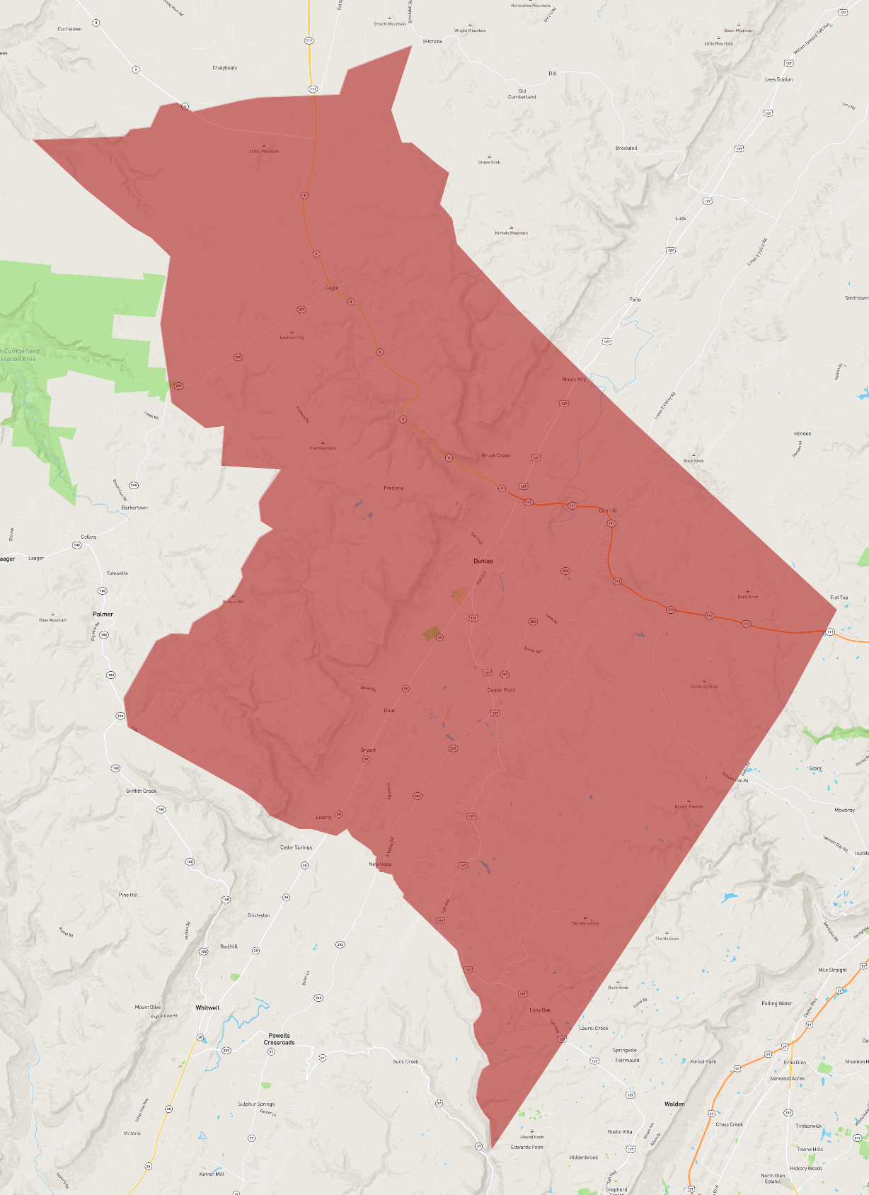 Tennessee Sequatchie County