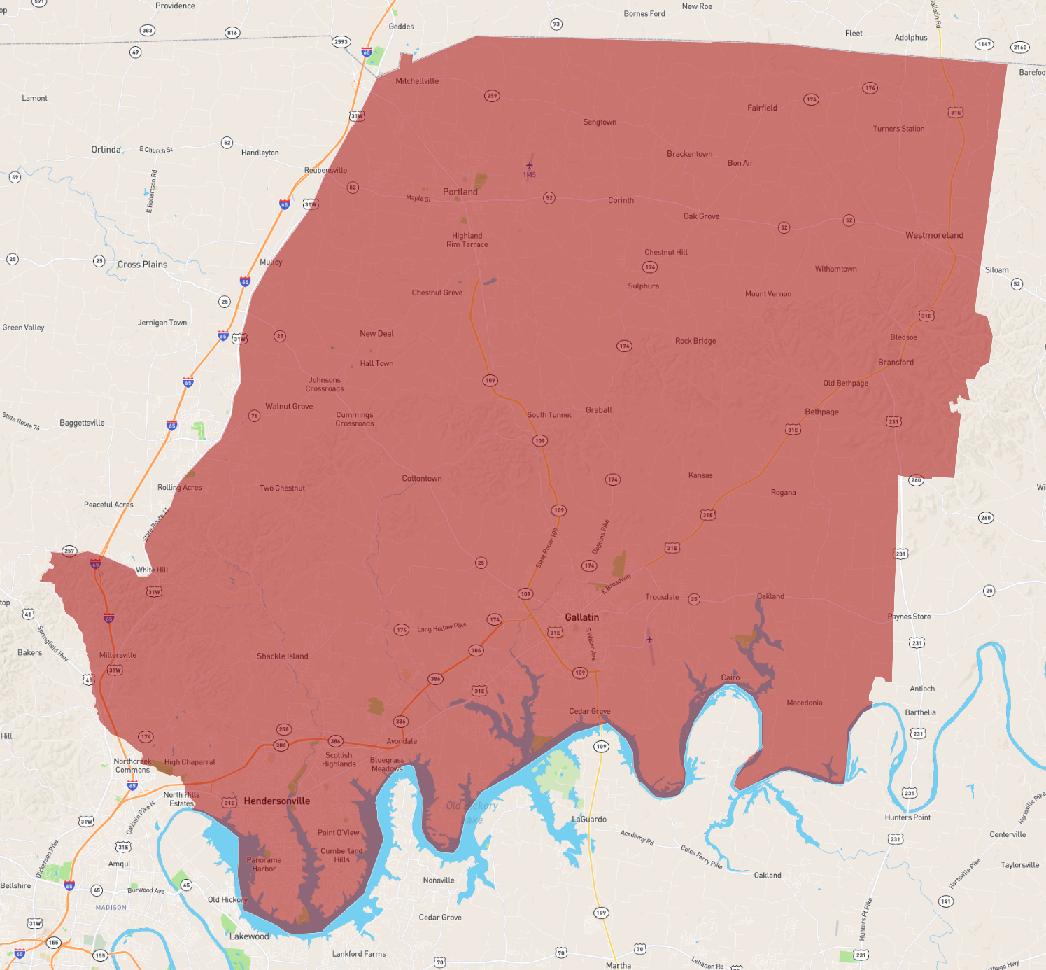 Tennessee Sumner County