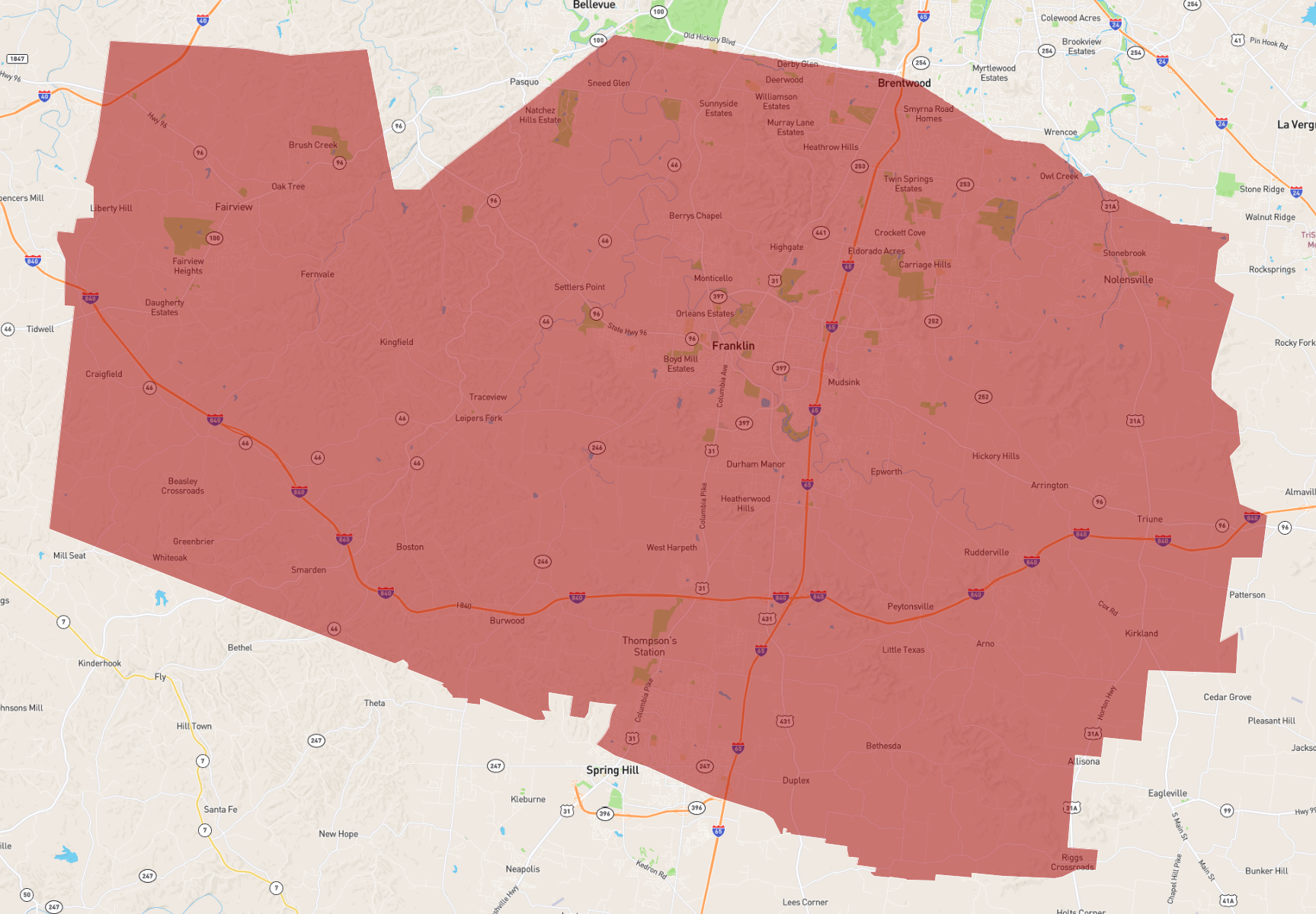 Tennessee Williamson County