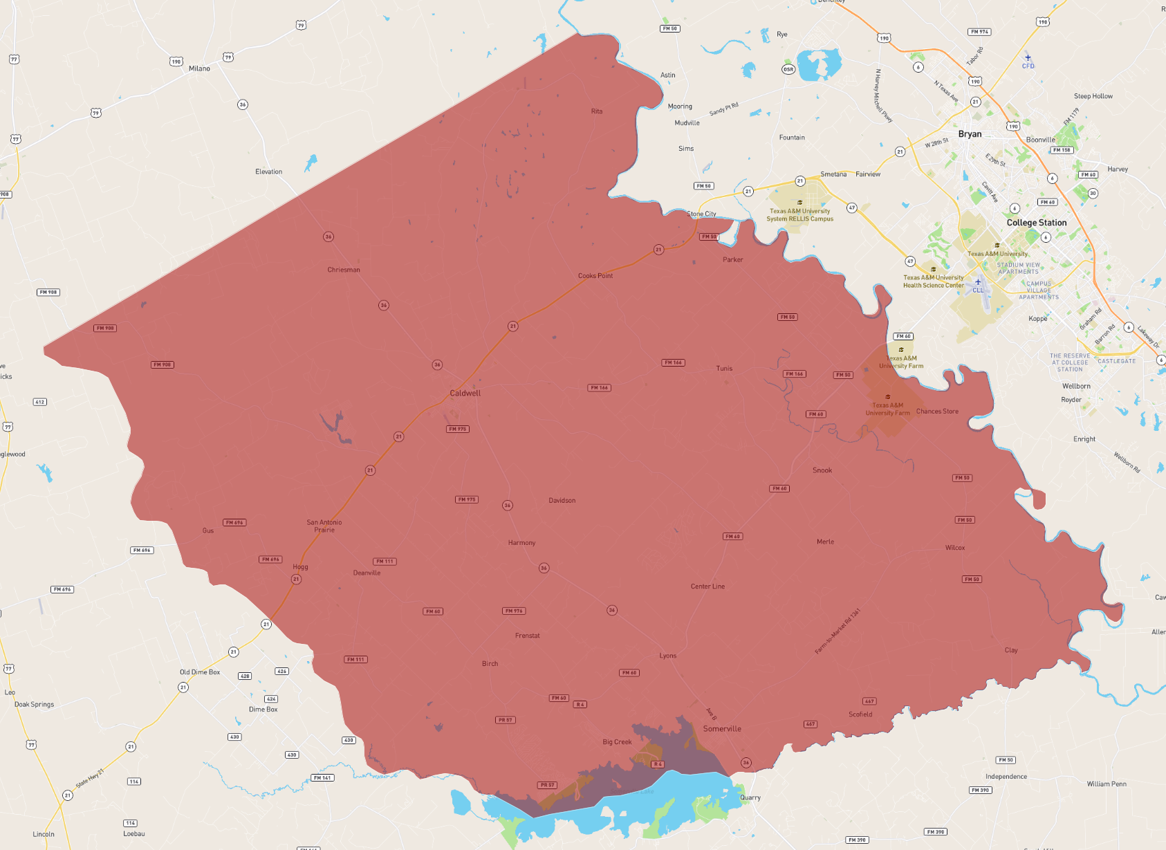 Texas Burleson County