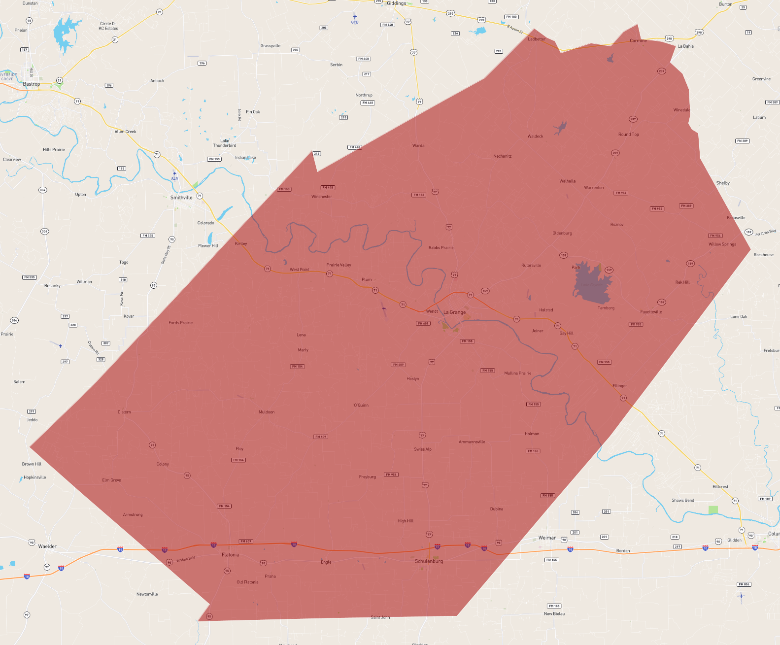 Texas Fayette County