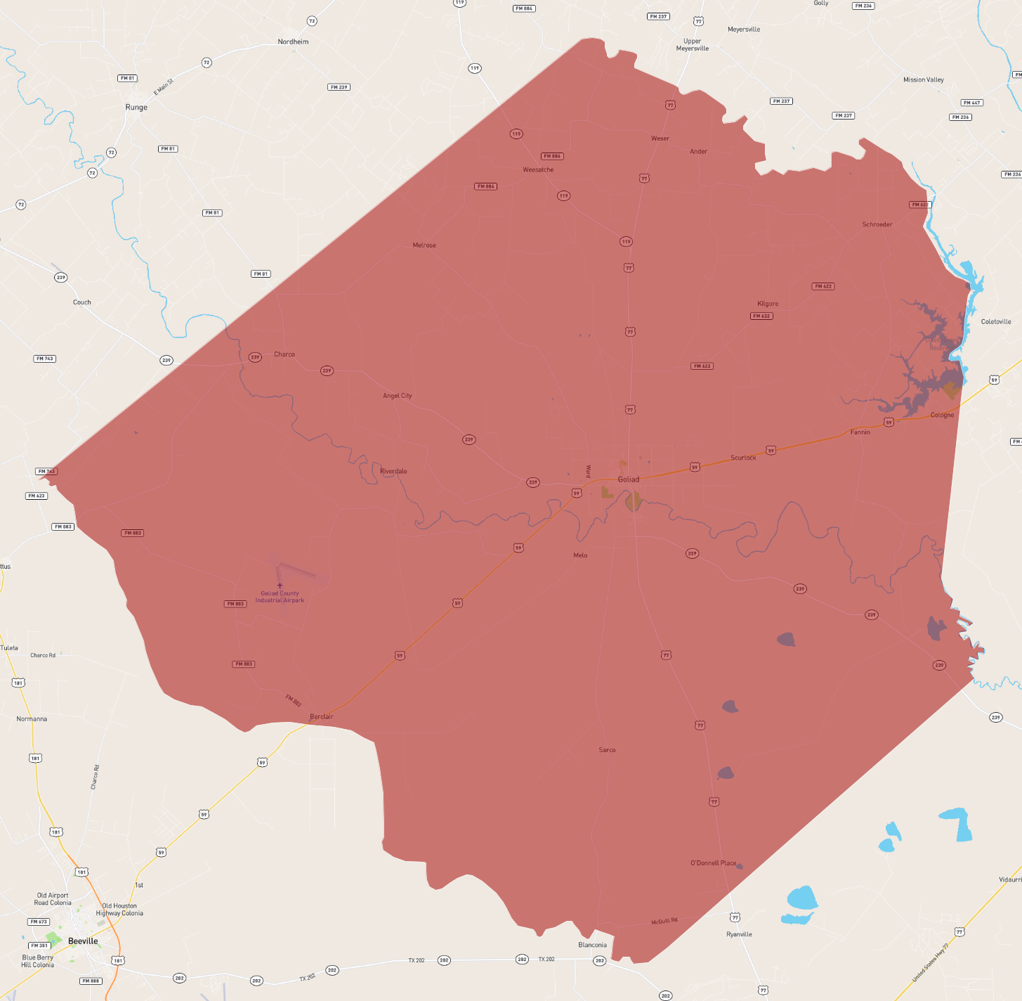 Texas Goliad County