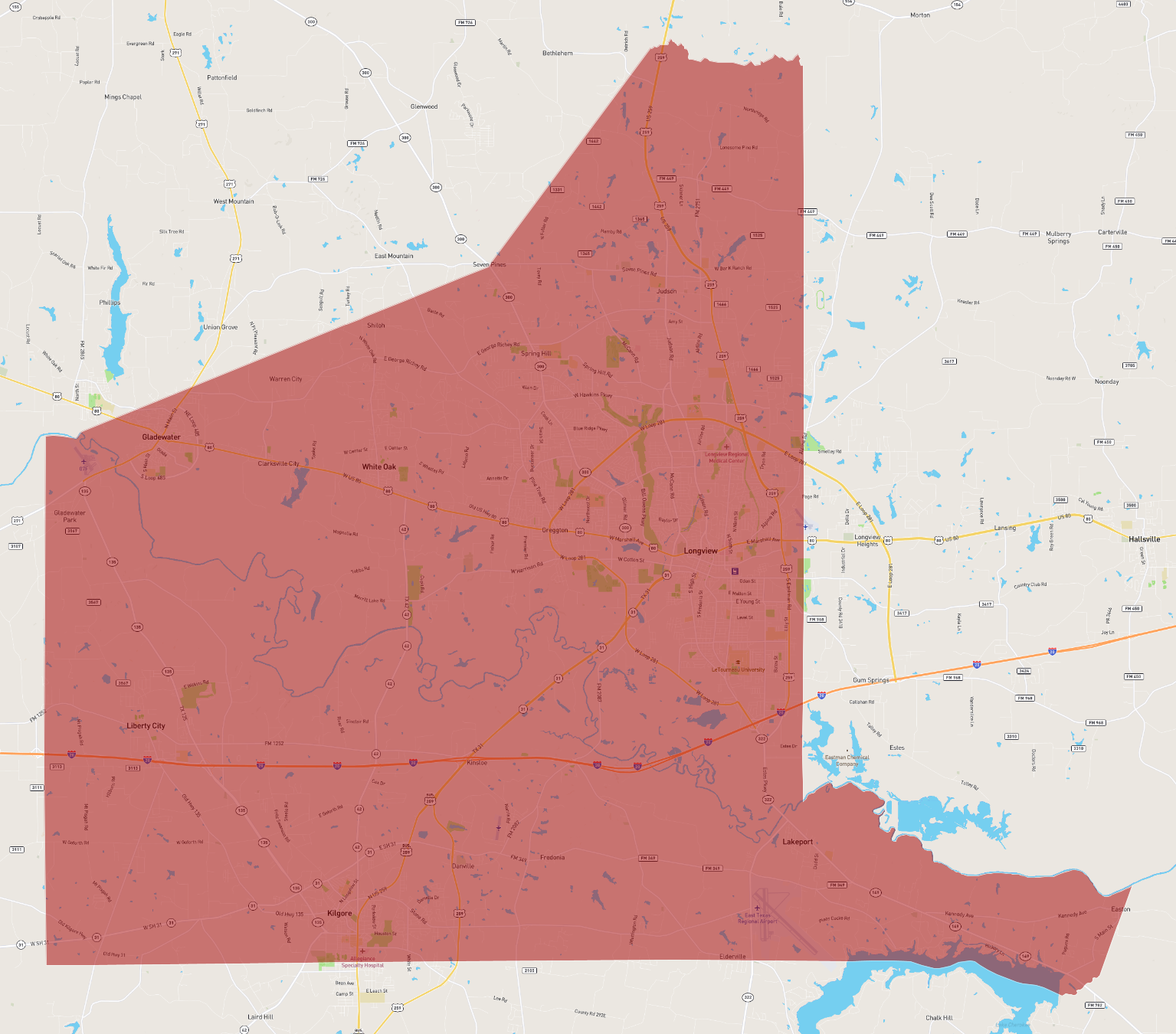 Texas Gregg County