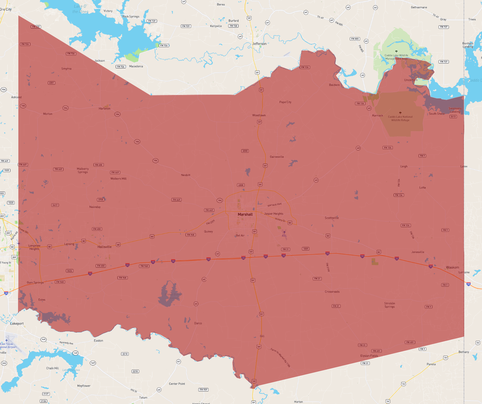Texas Harrison County