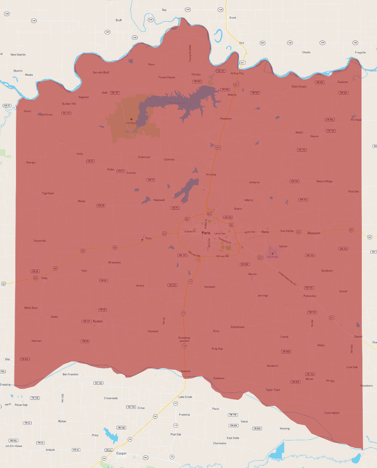 Texas Lamar County