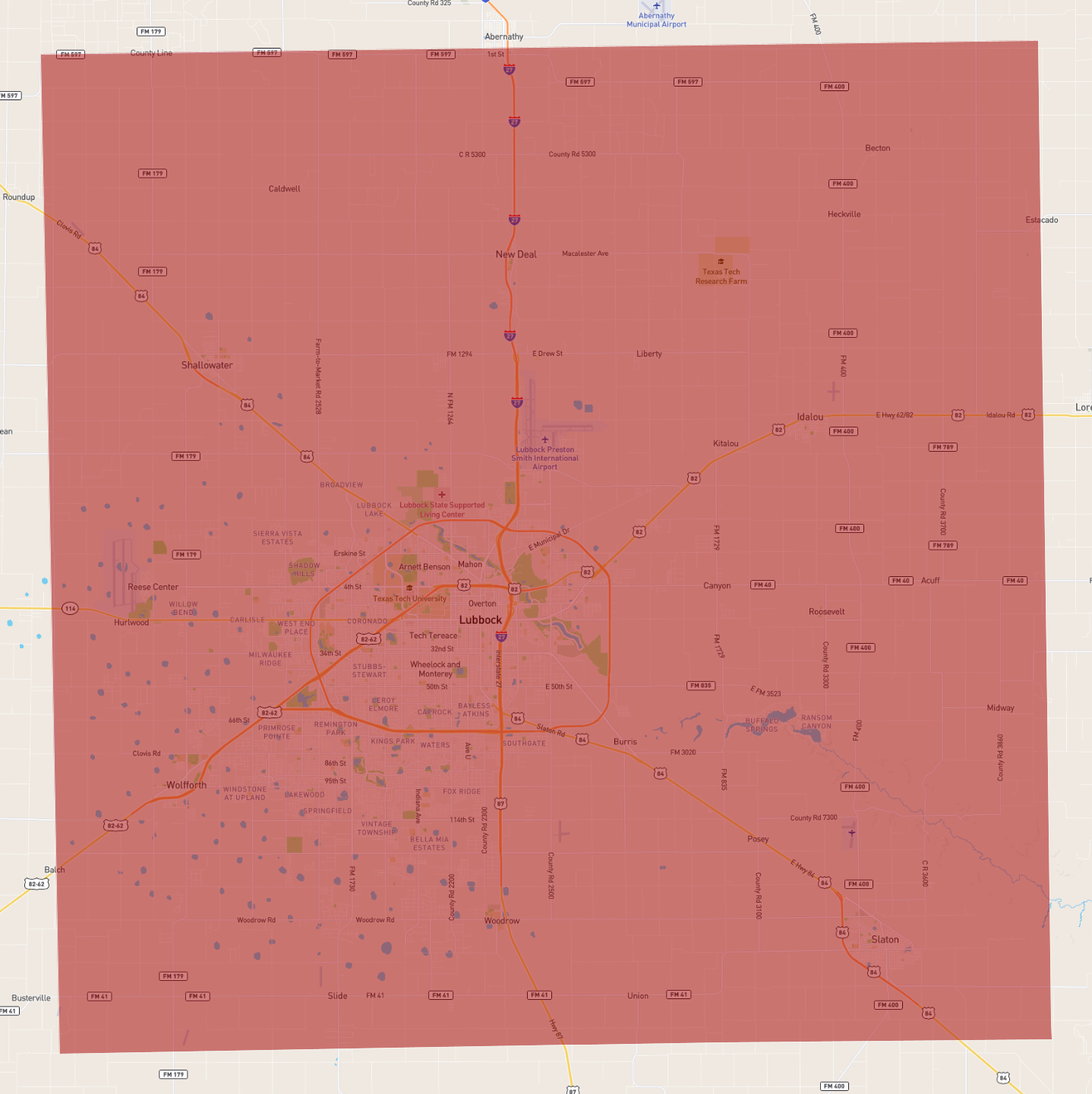Lubbock County District Map Lubbock County District Map