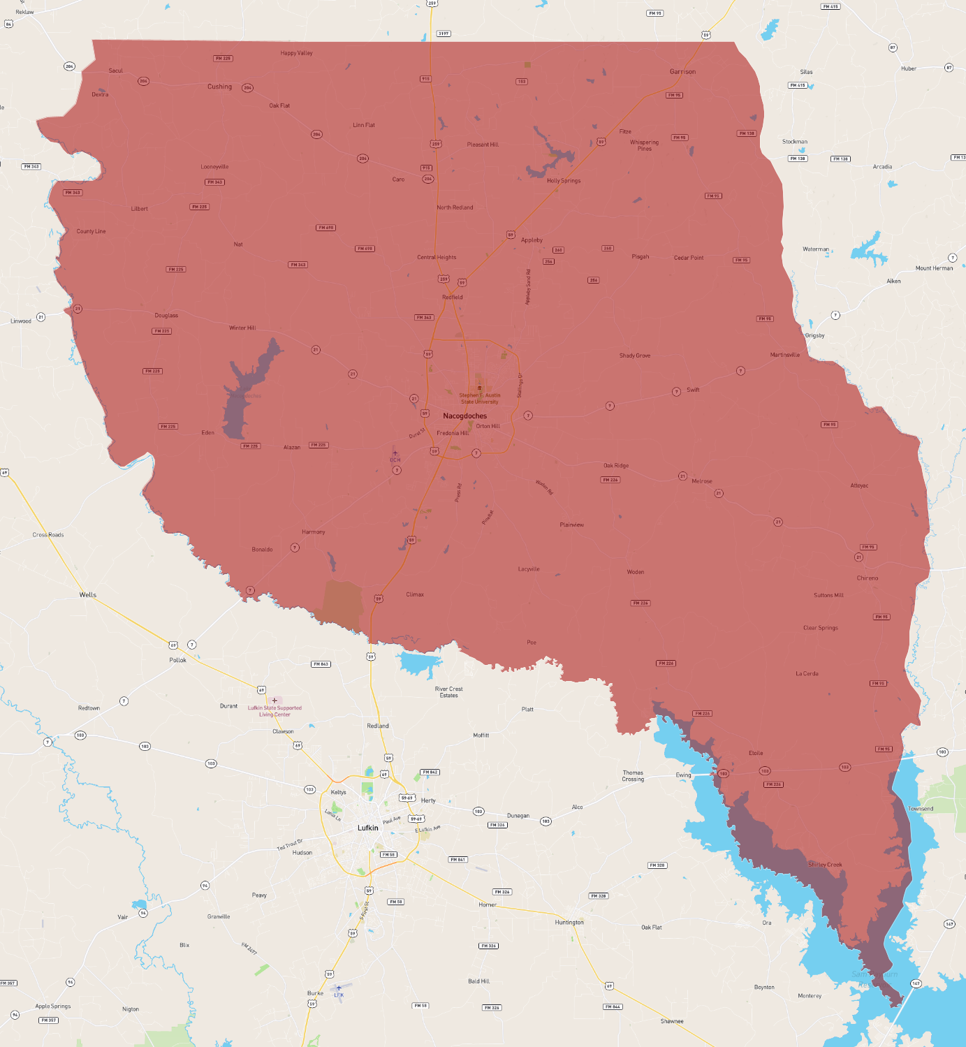 Texas Nacogdoches County