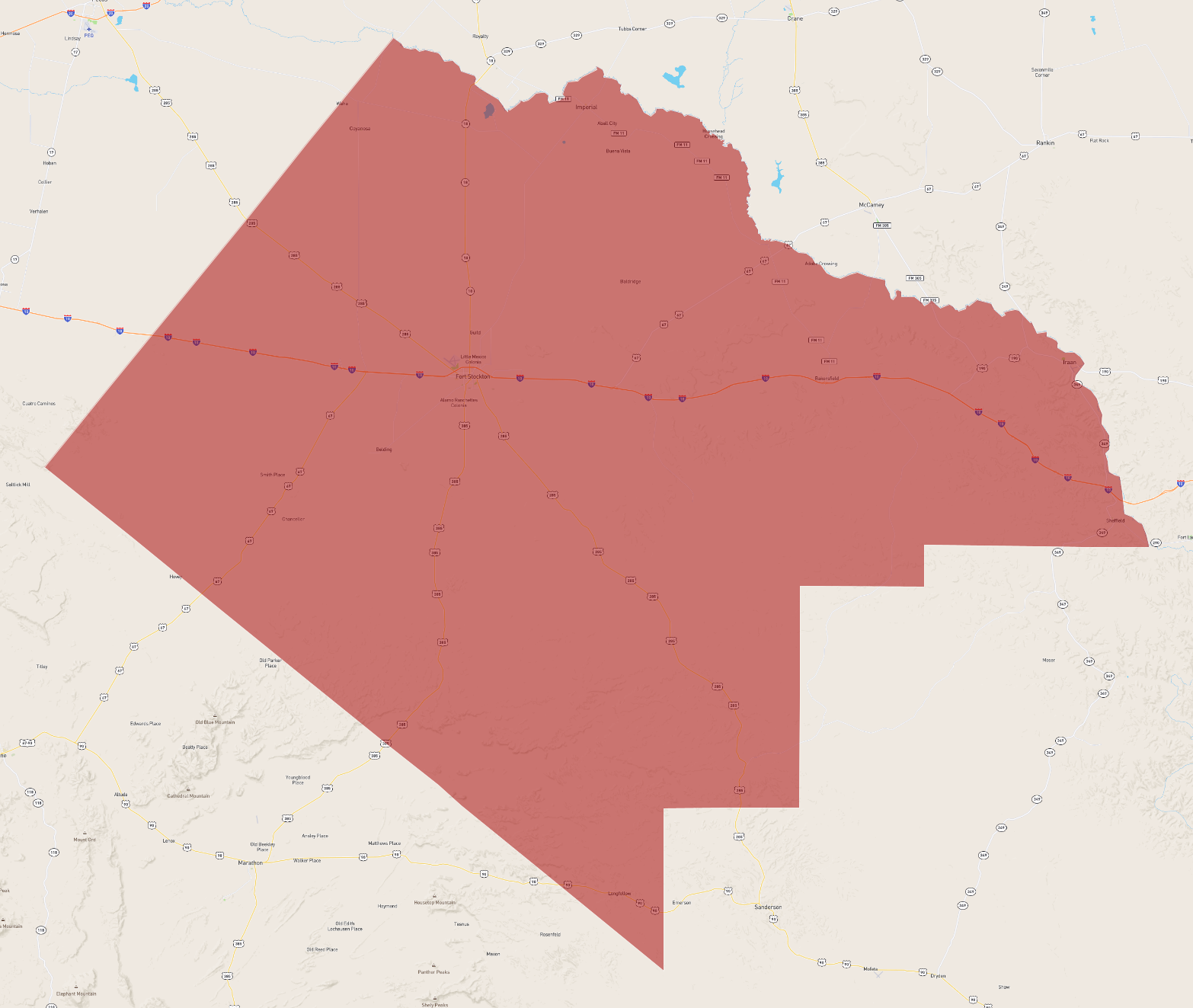 Texas Pecos County