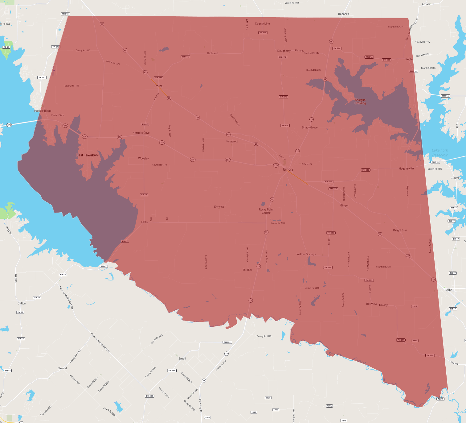Texas Rains County