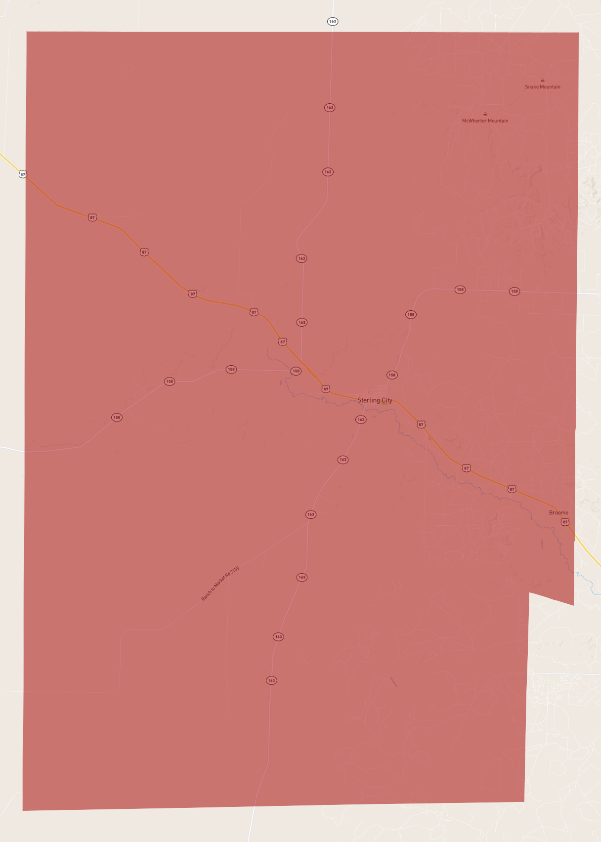 Texas Sterling County