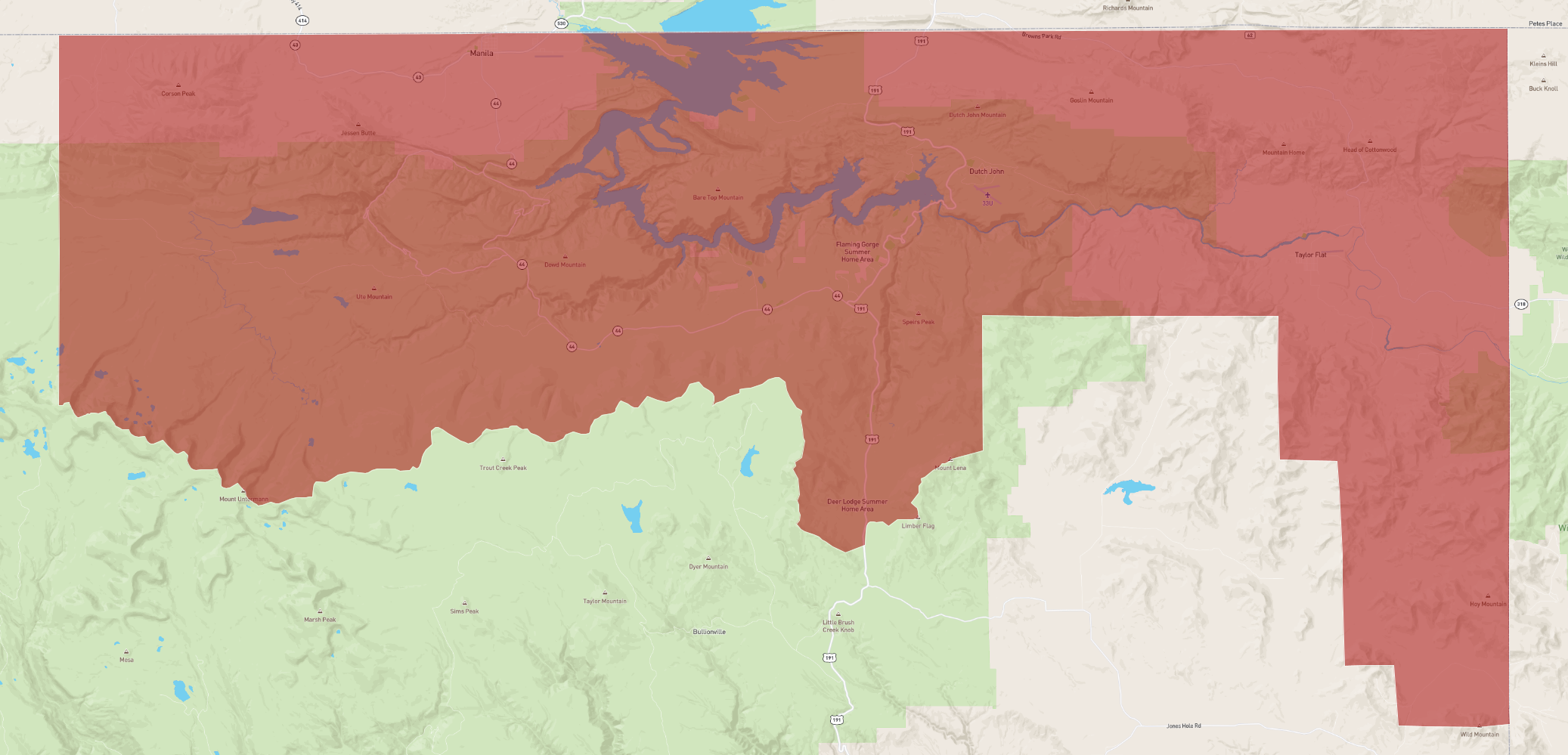 Utah Daggett County