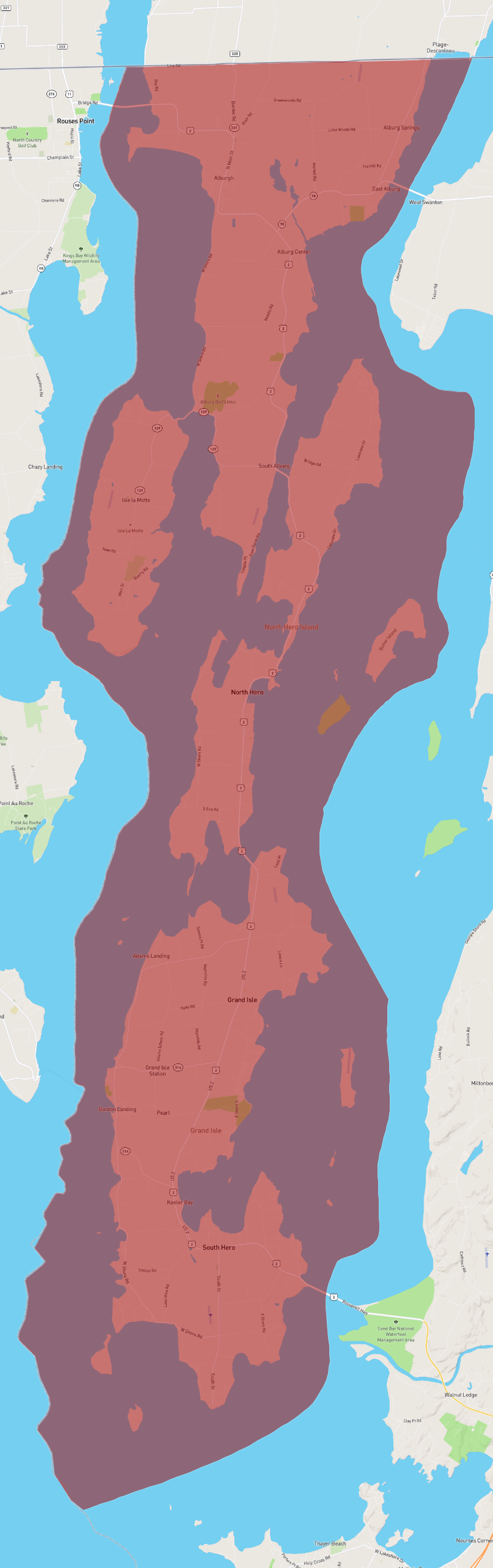 Vermont Grand Isle County