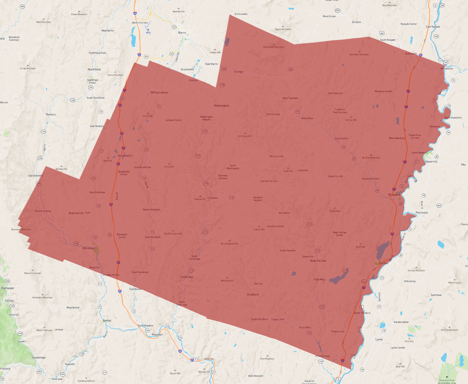 Vermont Orange County