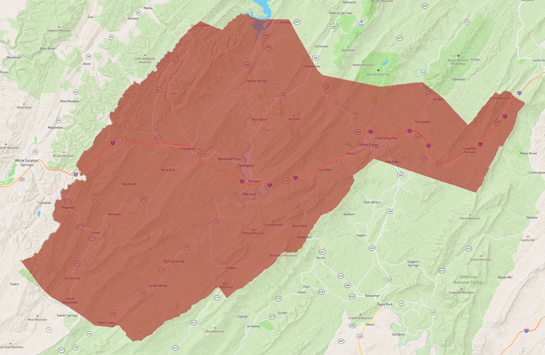 Virginia Alleghany County