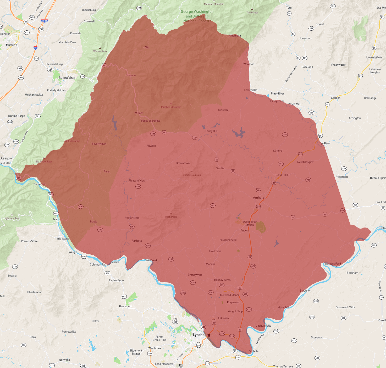 Virginia Amherst County