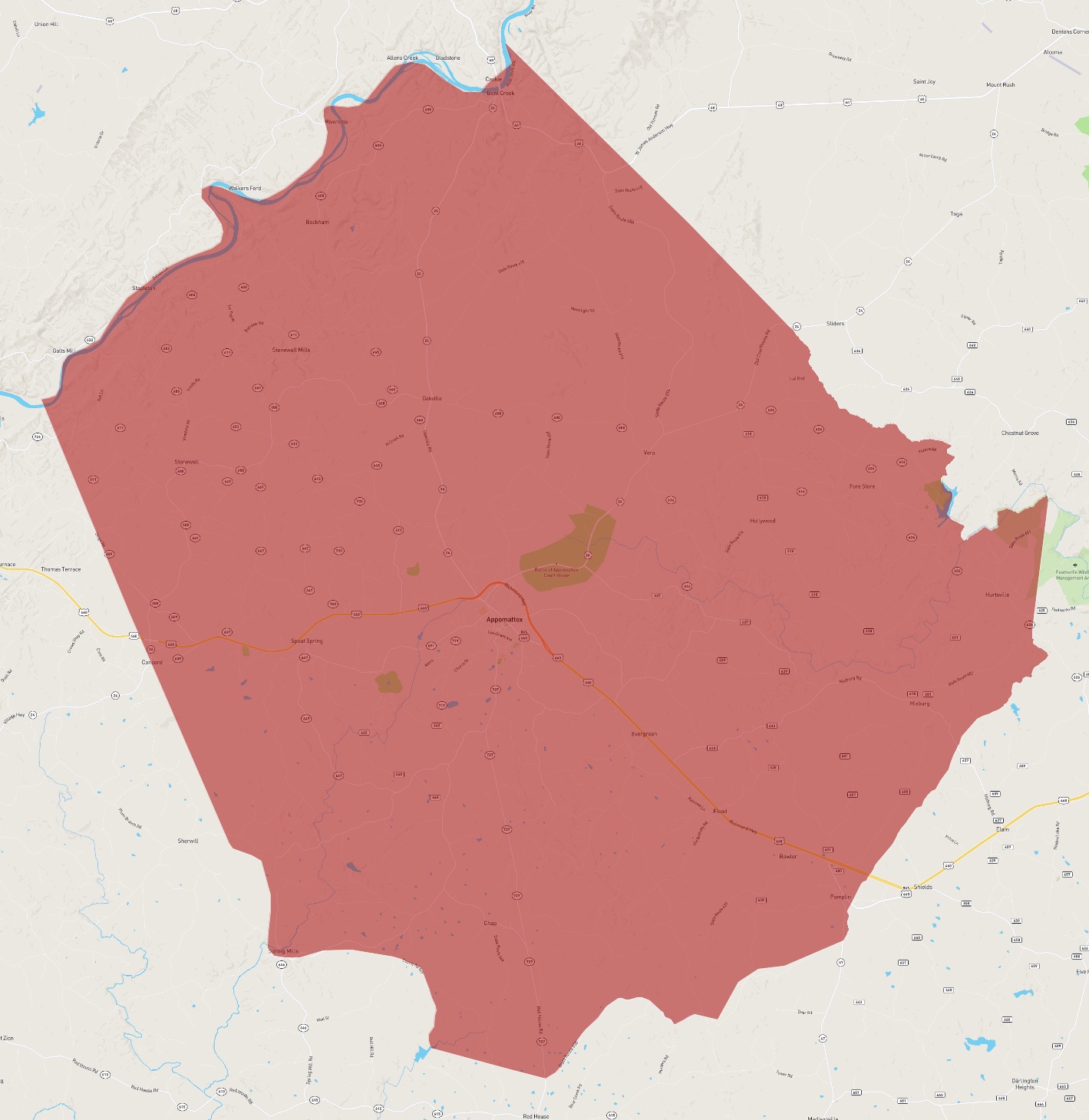 Virginia Appomattox County