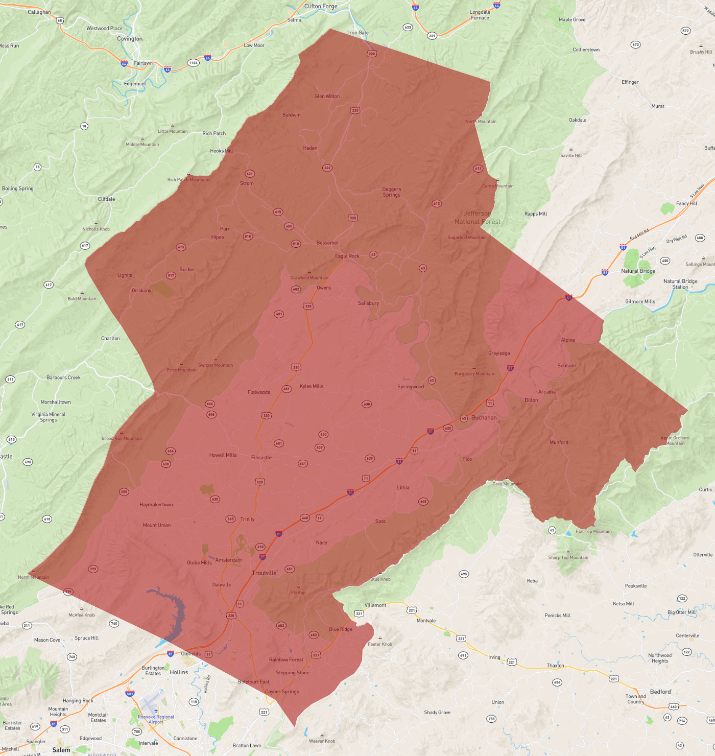 Botetourt County Zoning at Elaine Jarrett blog