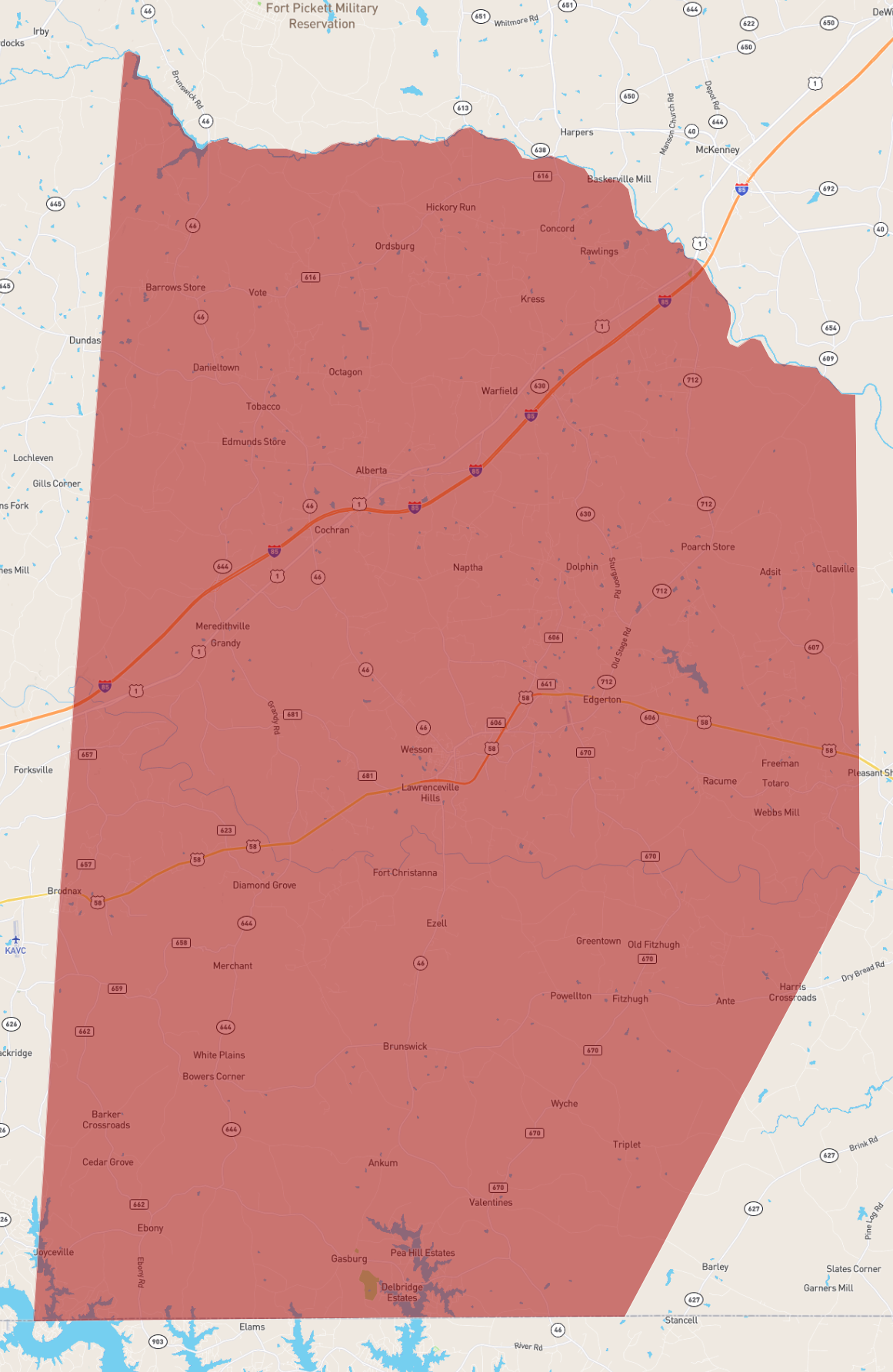 Virginia Brunswick County