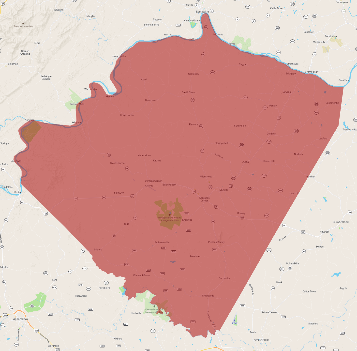 Virginia Buckingham County