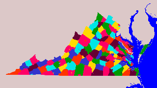 Counties of Virginia Thumbnail
