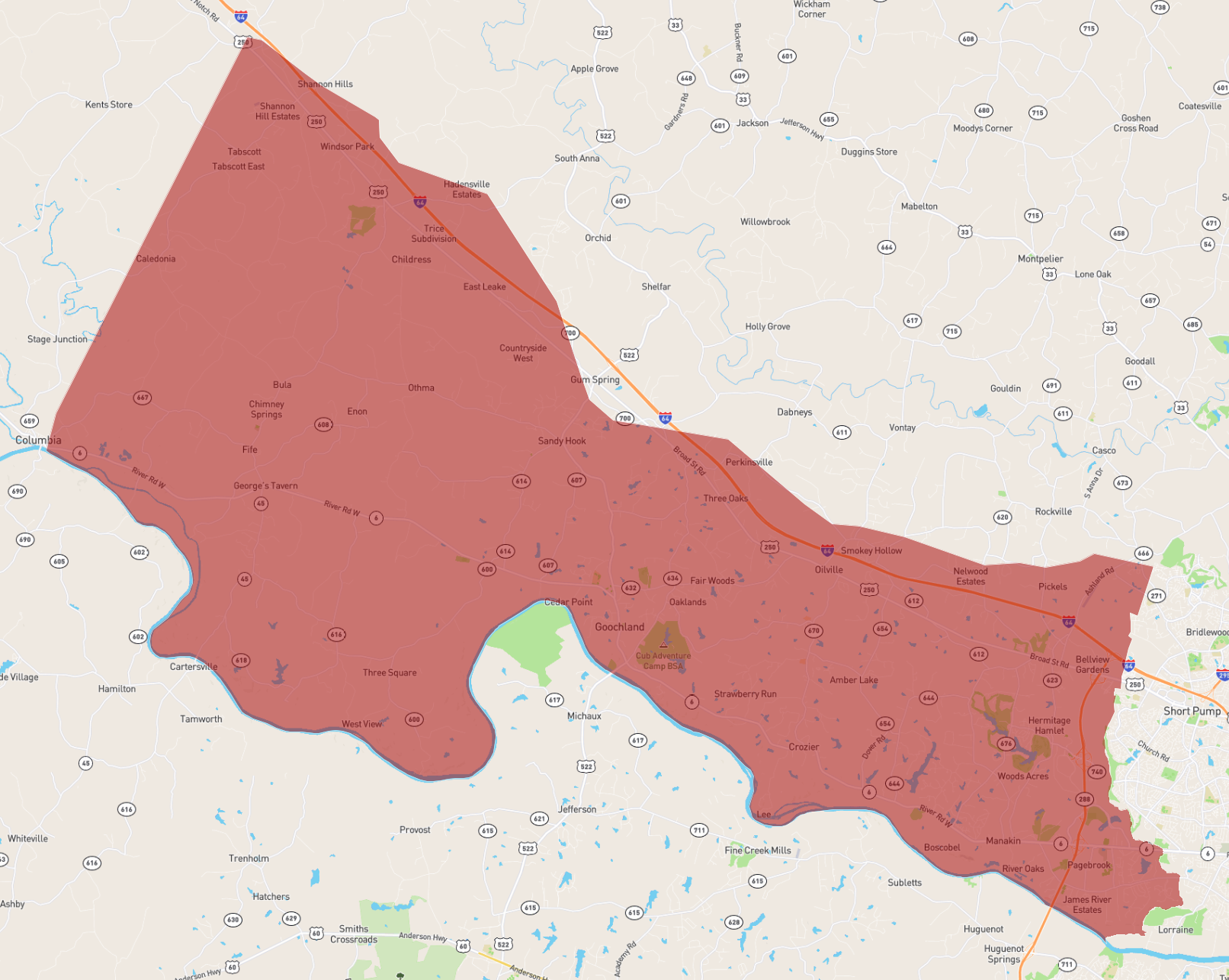 Virginia Goochland County