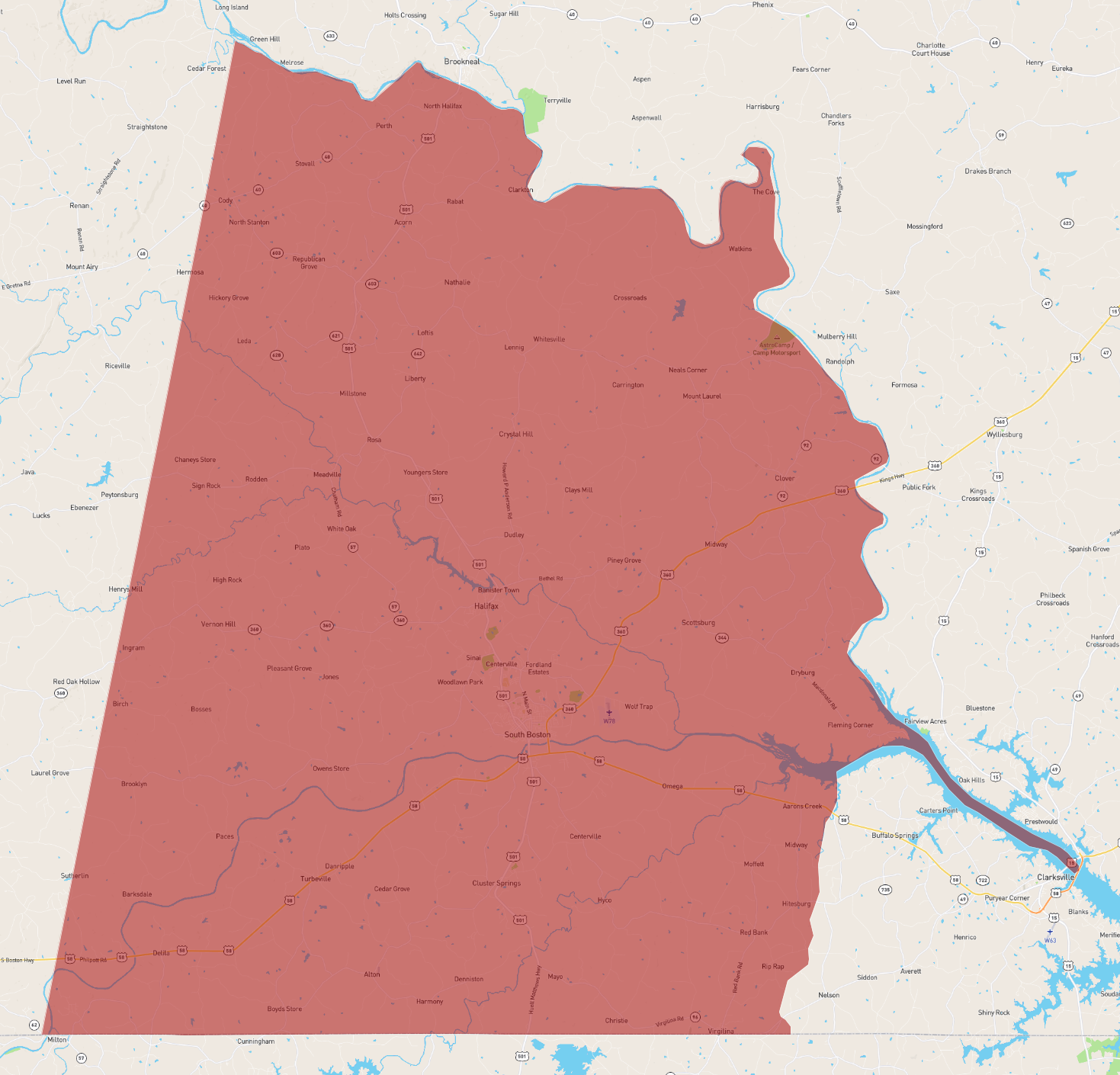 Virginia Halifax County