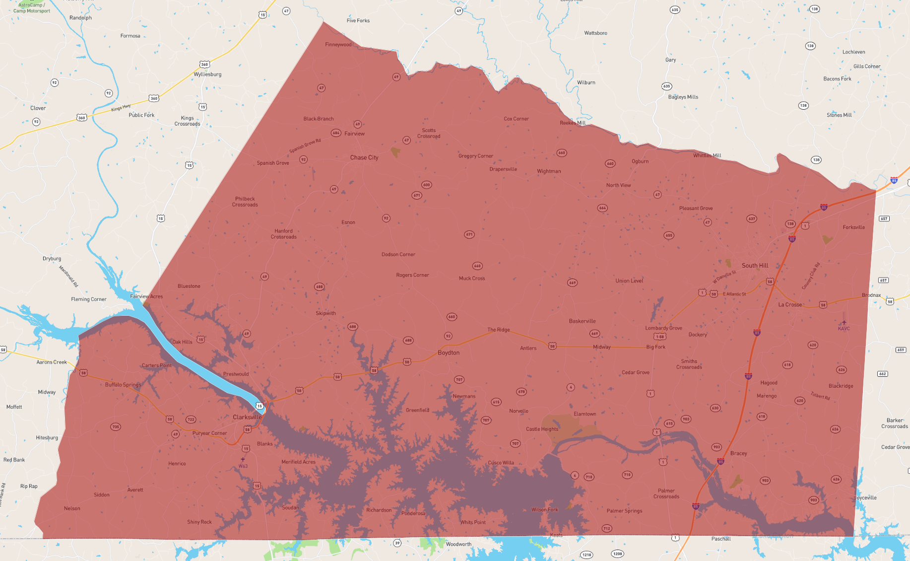 Virginia Mecklenburg County