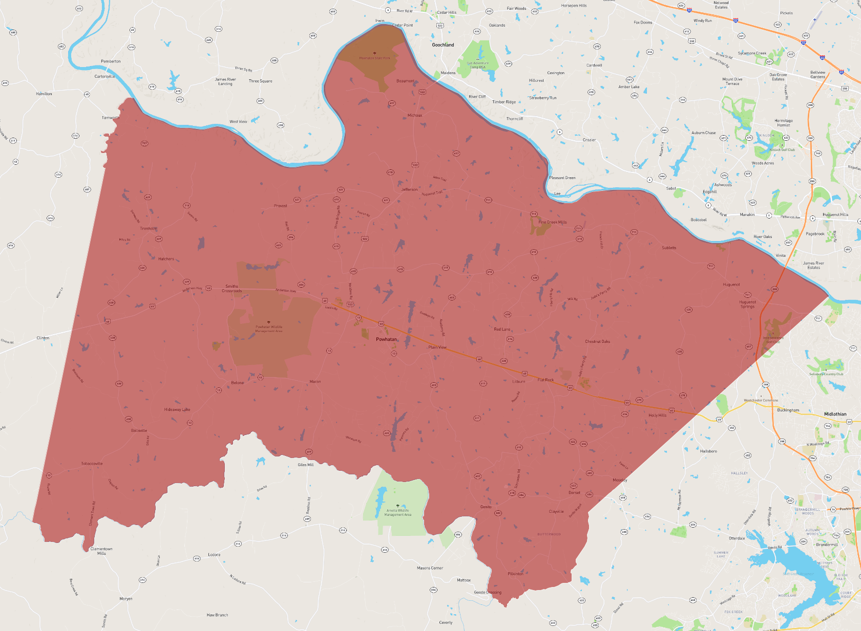 Virginia Powhatan County