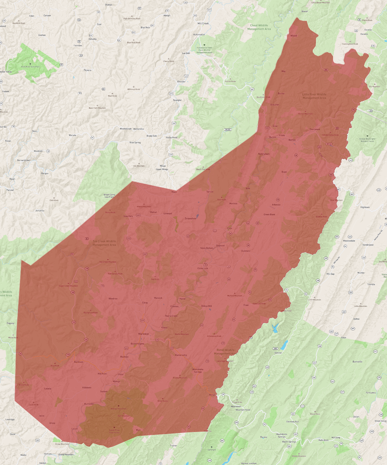 West Virginia Pocahontas County