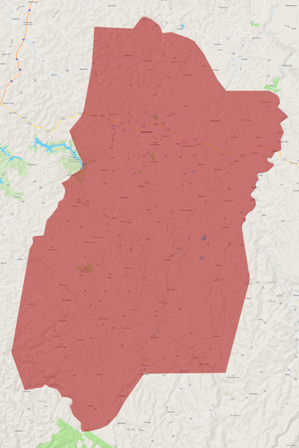 West Virginia Upshur County