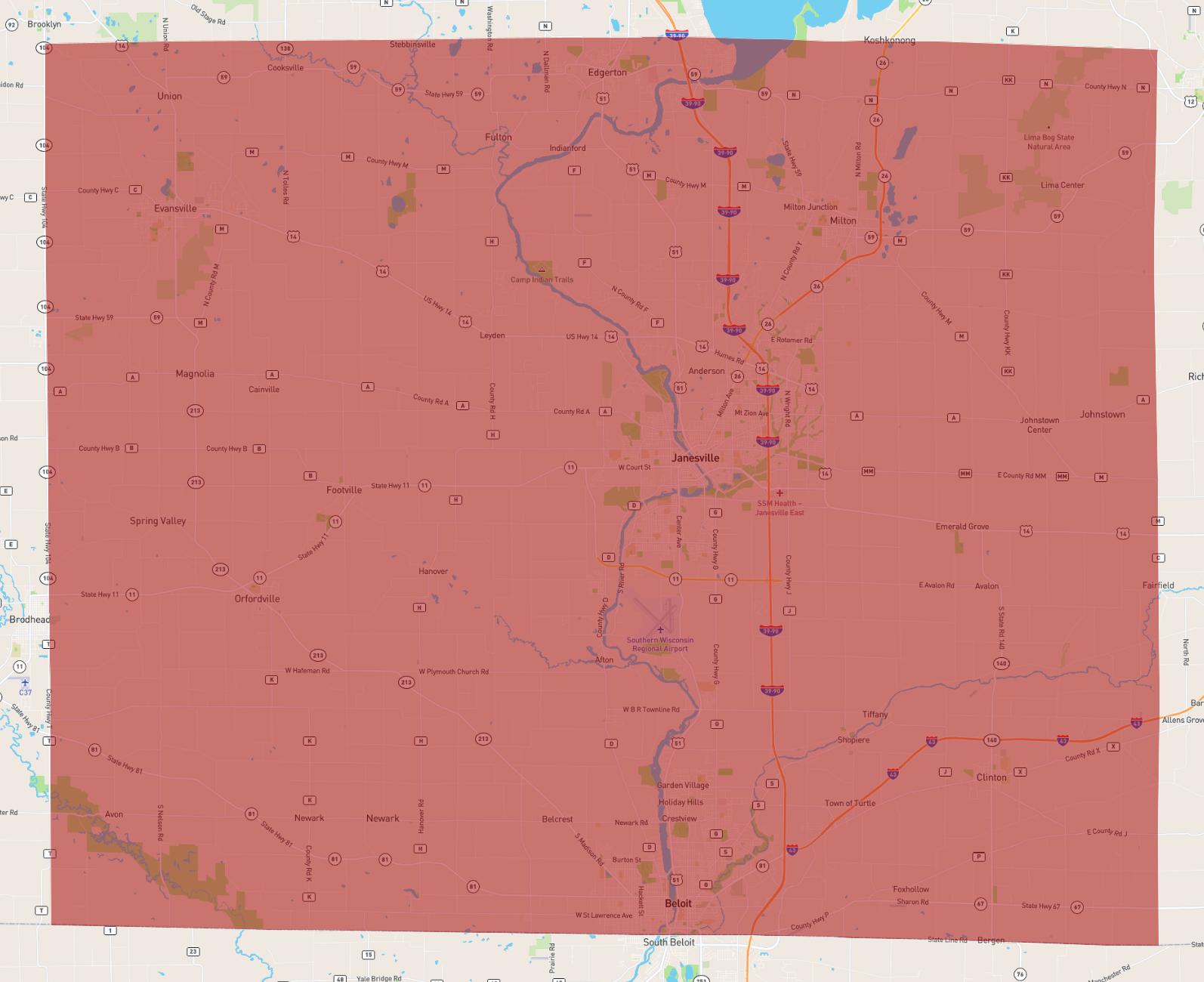 Wisconsin Rock County