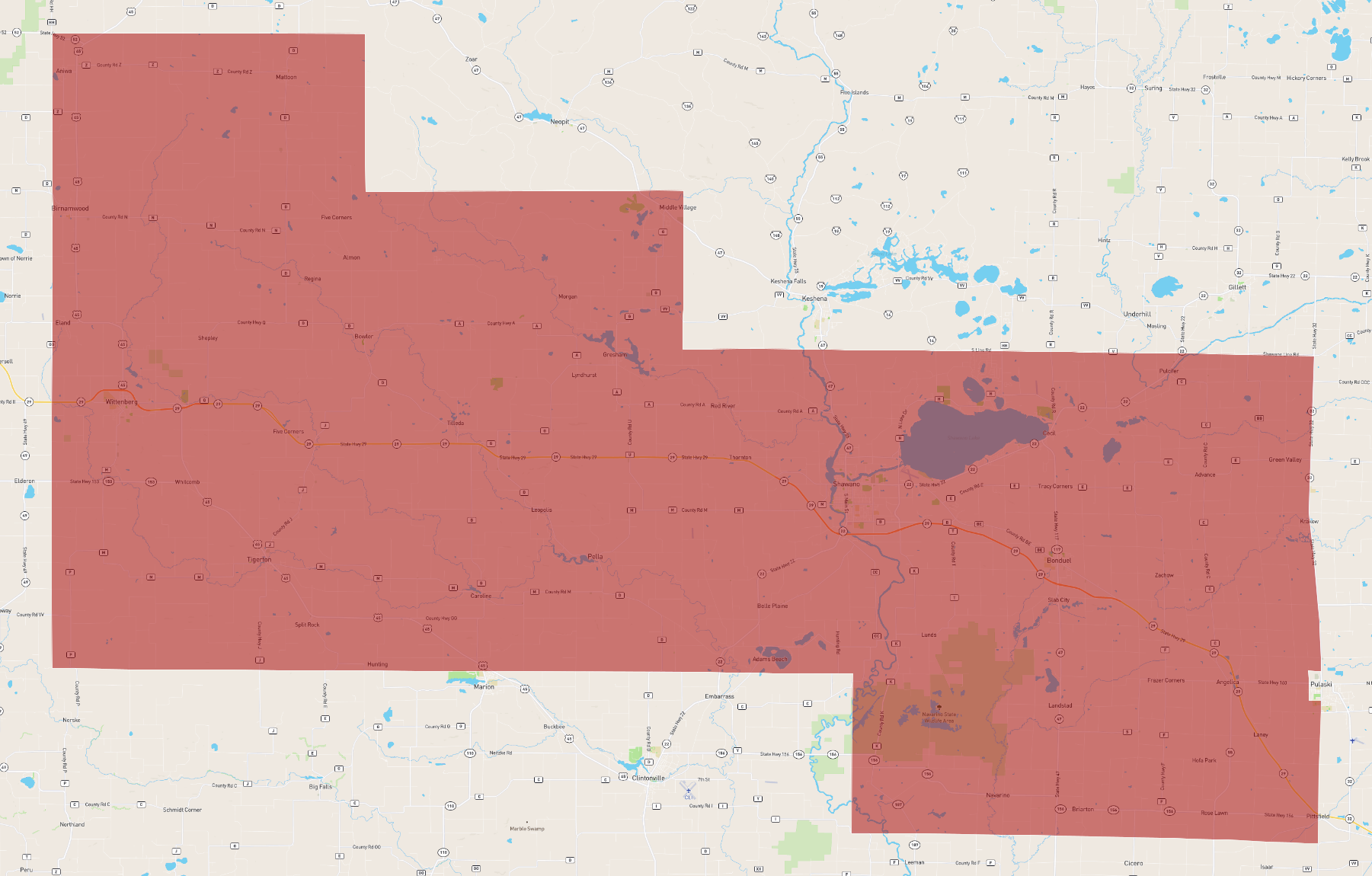 Wisconsin Shawano County