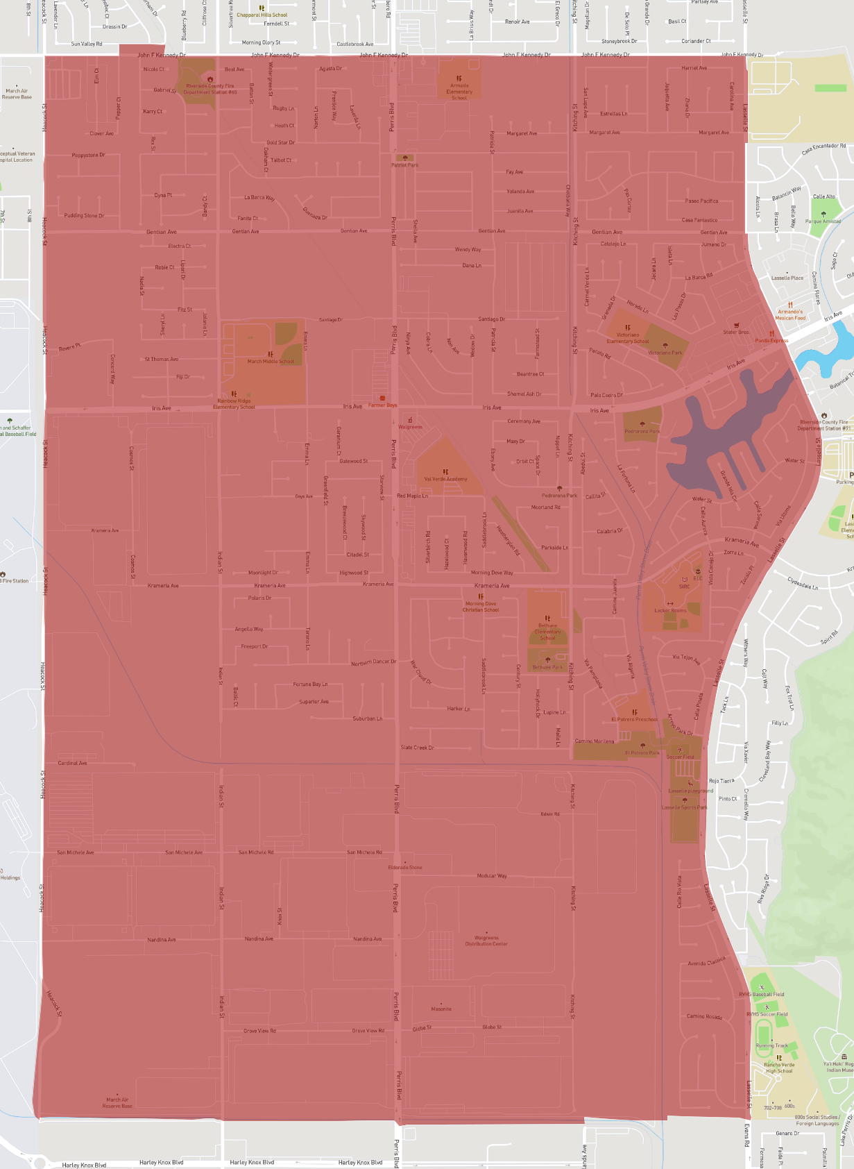 Zip Code 92551 - AtlasBig.com