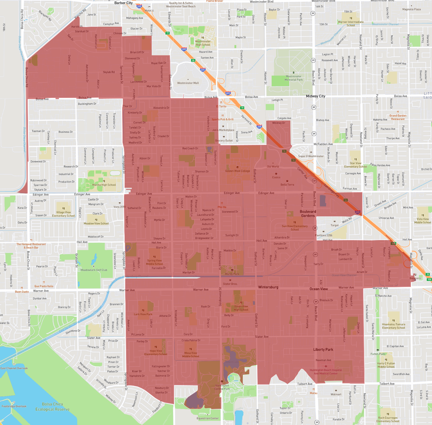 Zip Code 92647 - AtlasBig.com