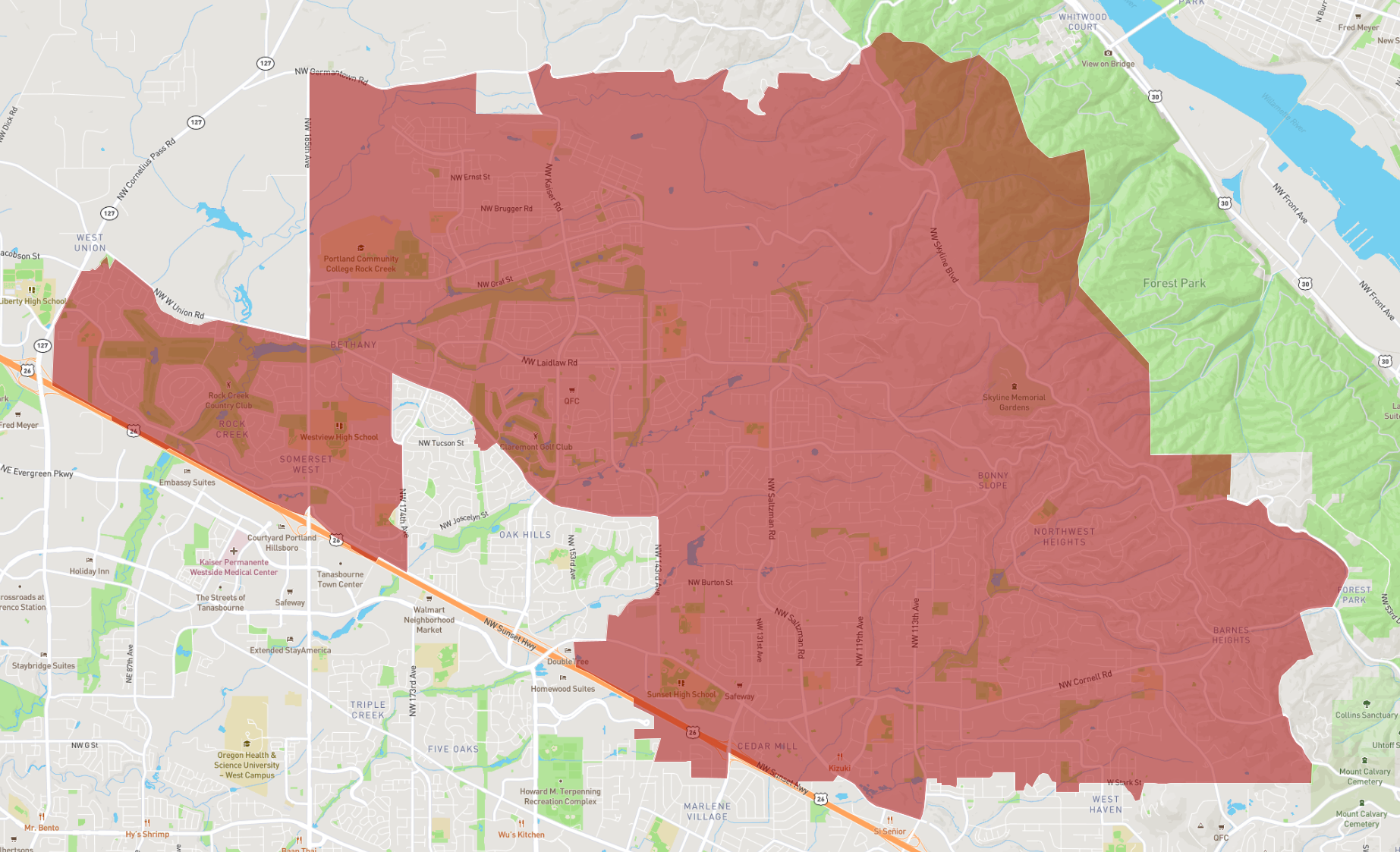 Zip Code 97229 AtlasBig zip-code-97229-atlasbig