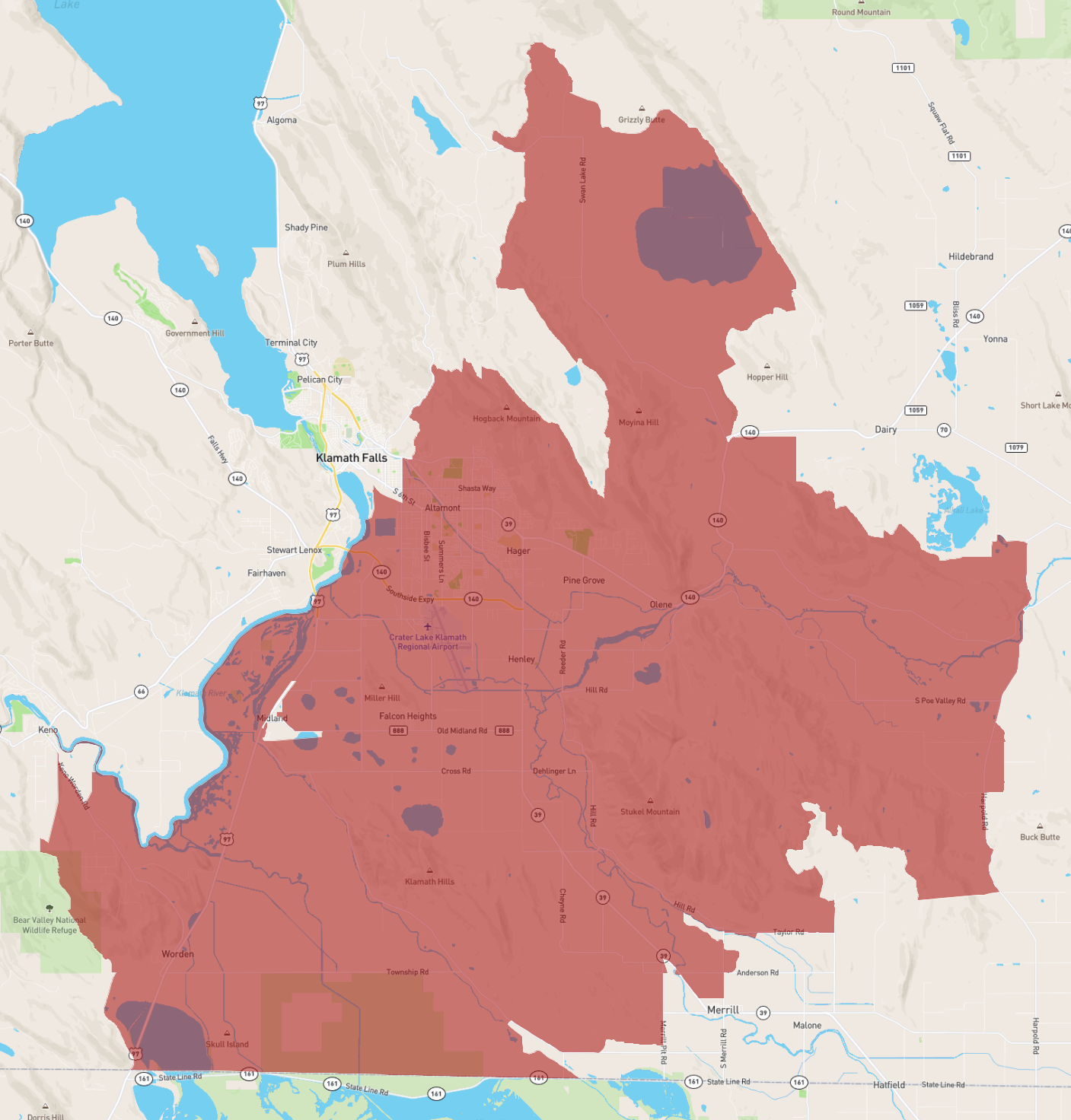 Zip Code 97603 - AtlasBig.com